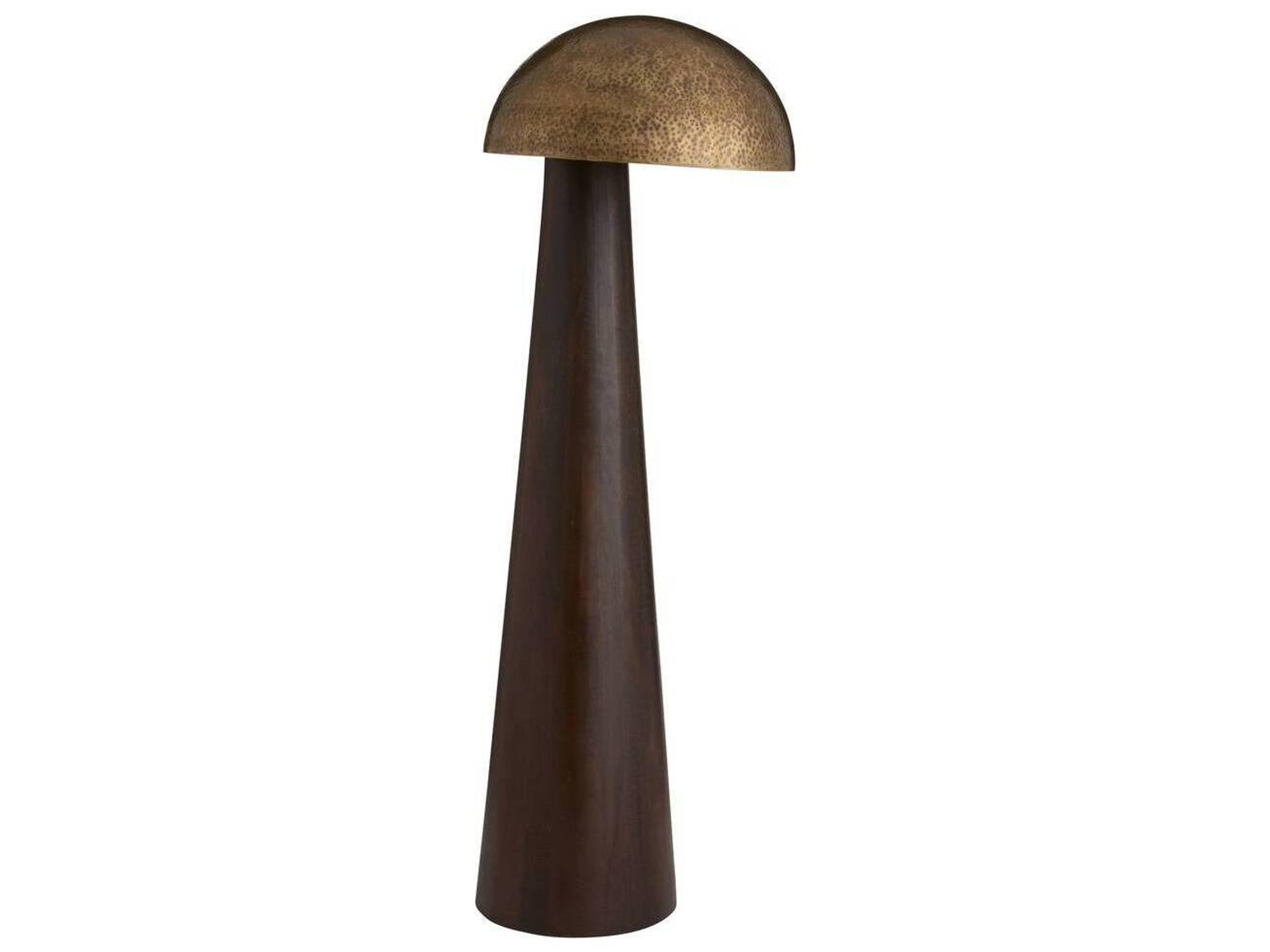 Arteriors Home Hoffman Umber Hammered Antique Brass Floor Lamp