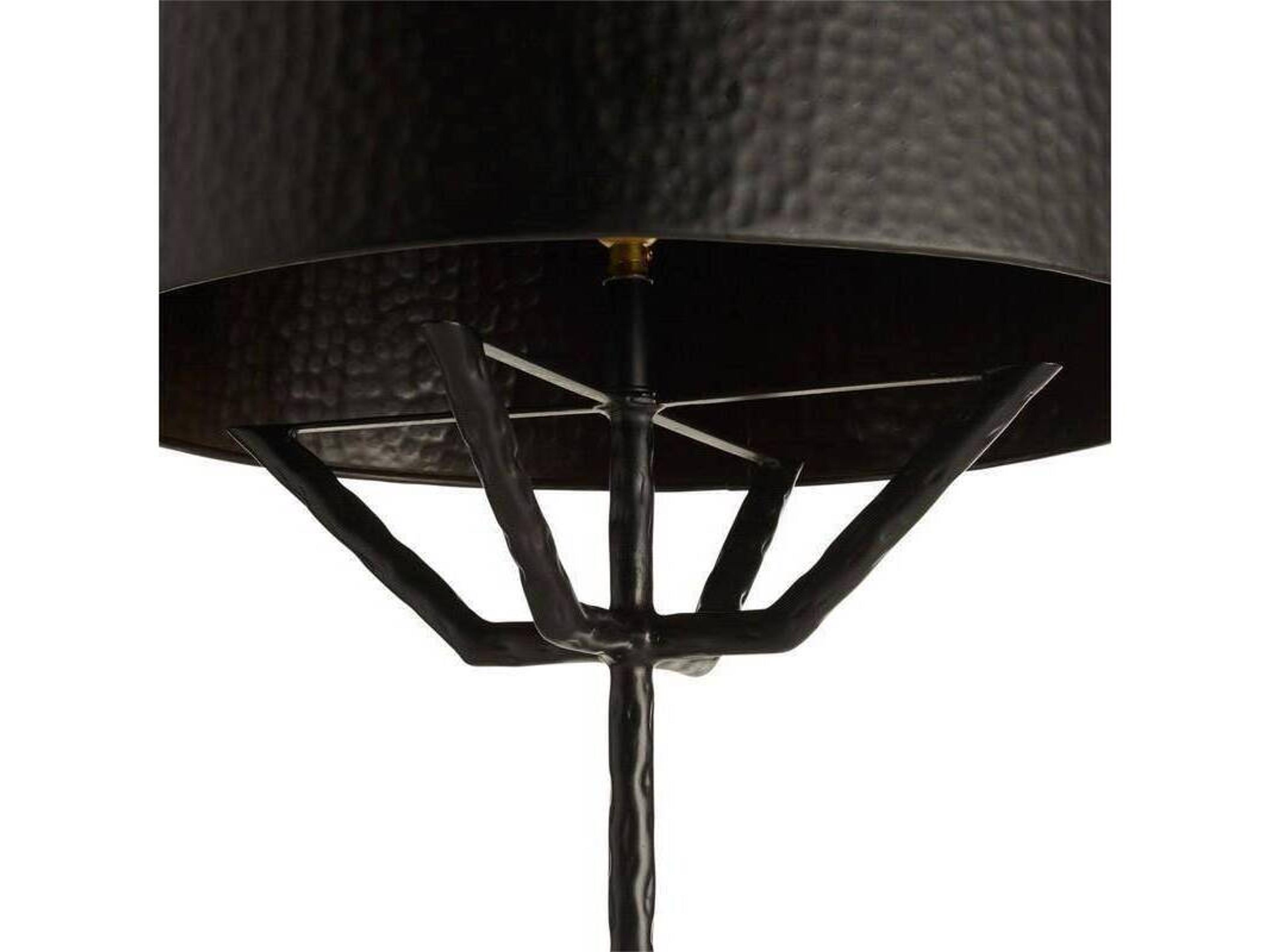 Arteriors Home Juneau Arteriors Home White Natural Iron Black Floor Lamp