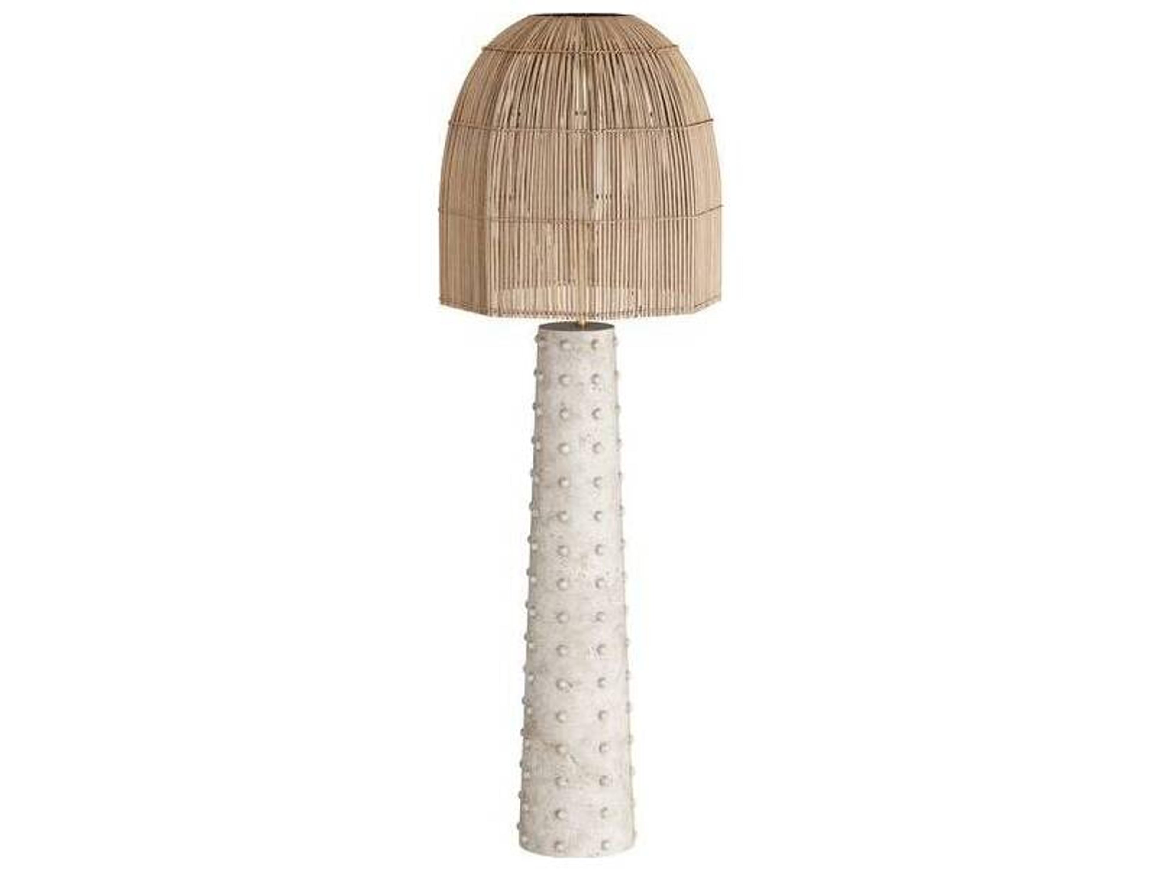 Agnes Floor Lamp in Mactan Stone