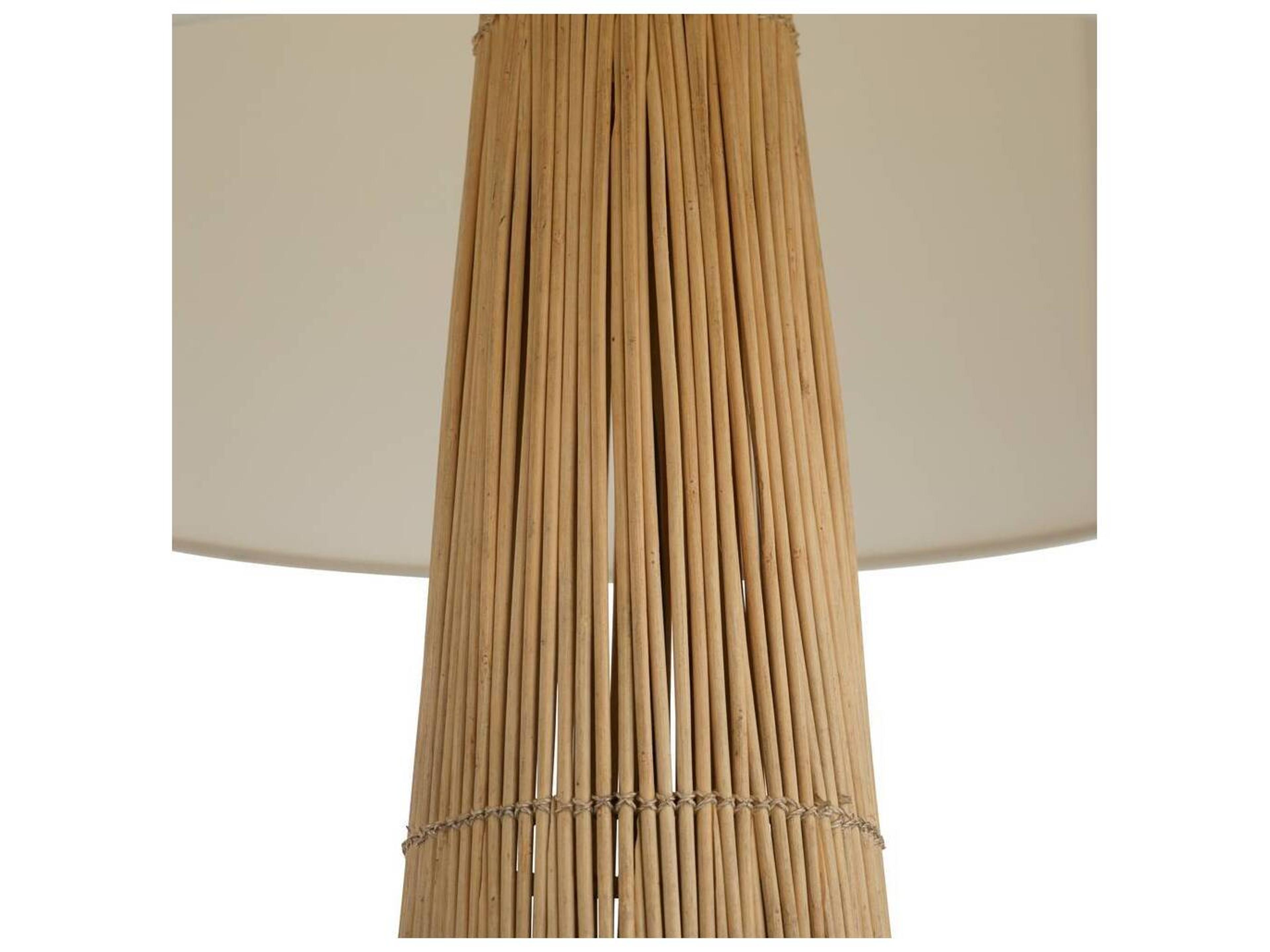 Arteriors Home Florence Black Natural Floor Lamp