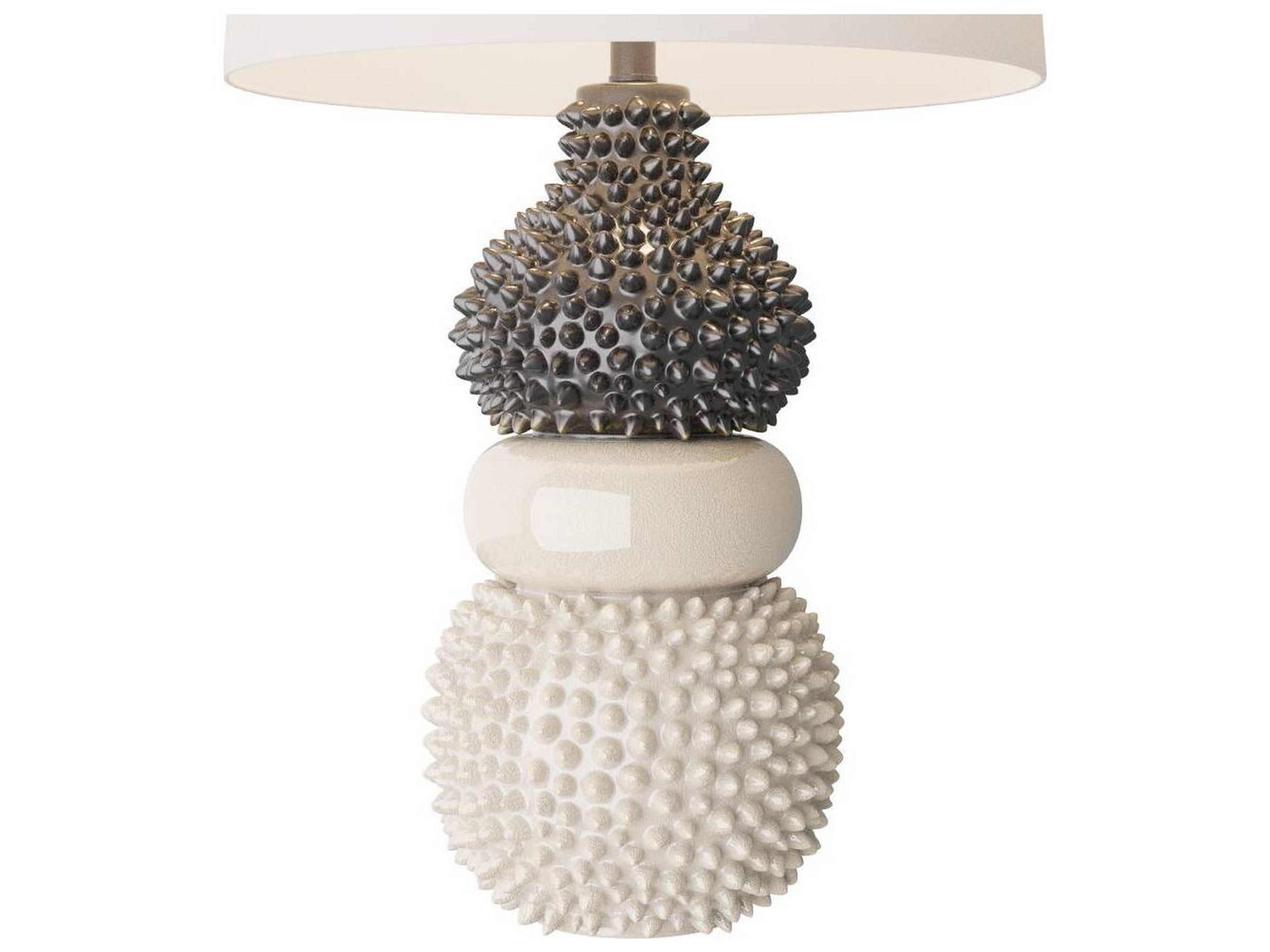 Arteriors Home Ivory Crackle Off White Table Lamp