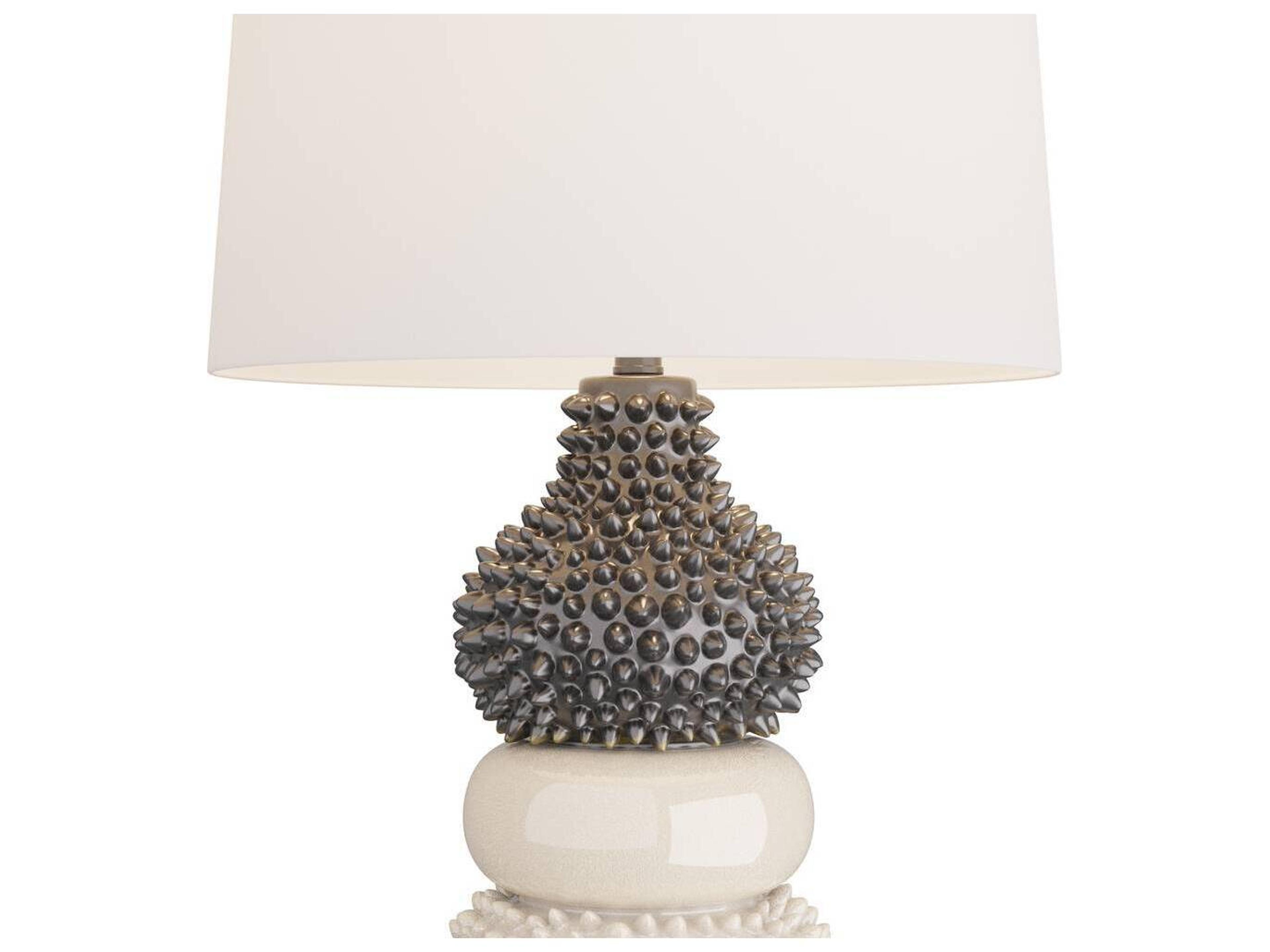 Arteriors Home Ivory Crackle Off White Table Lamp