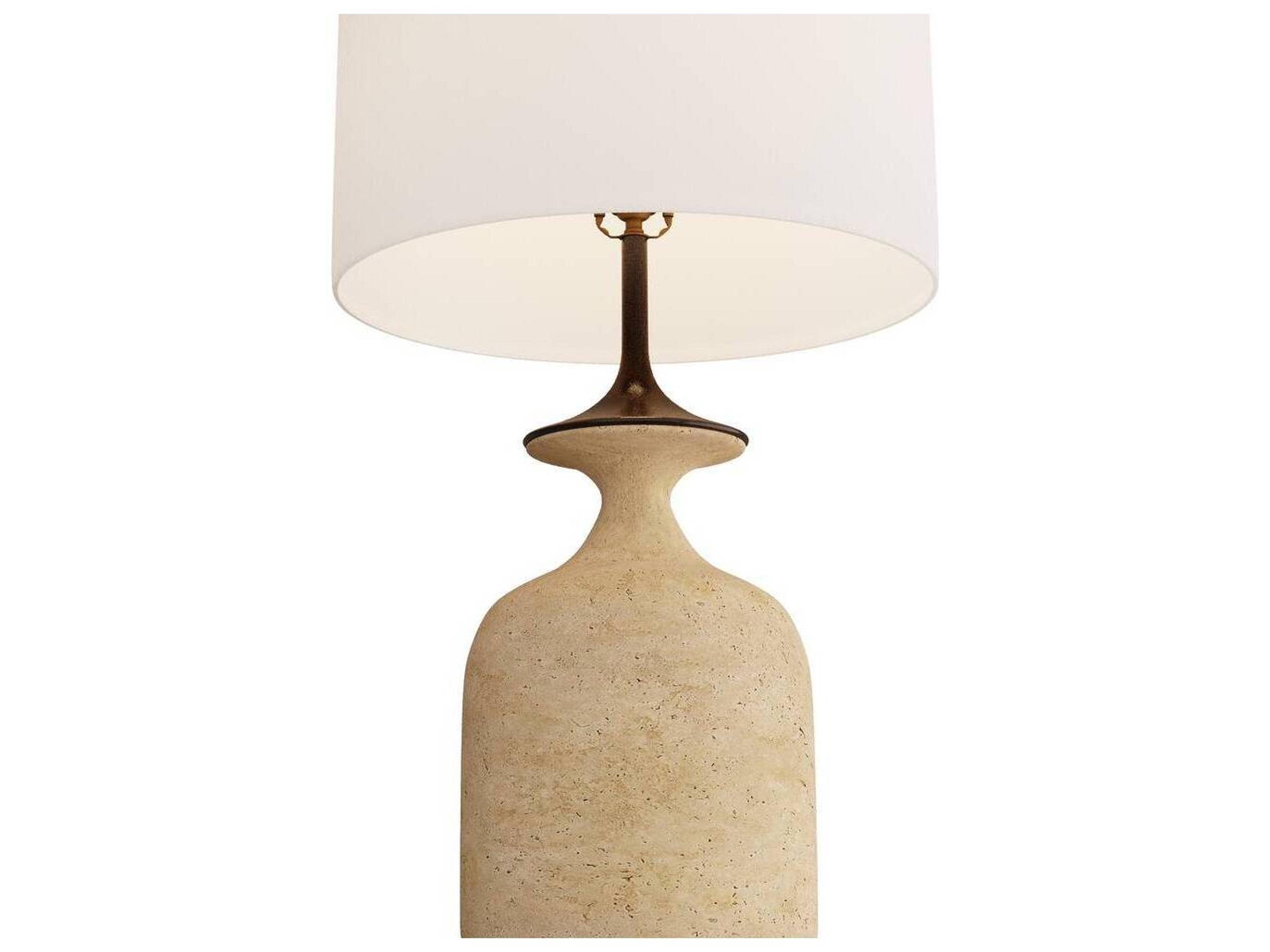 Arteriors Home Bridgeport Sand English Bronze Buffet Lamp