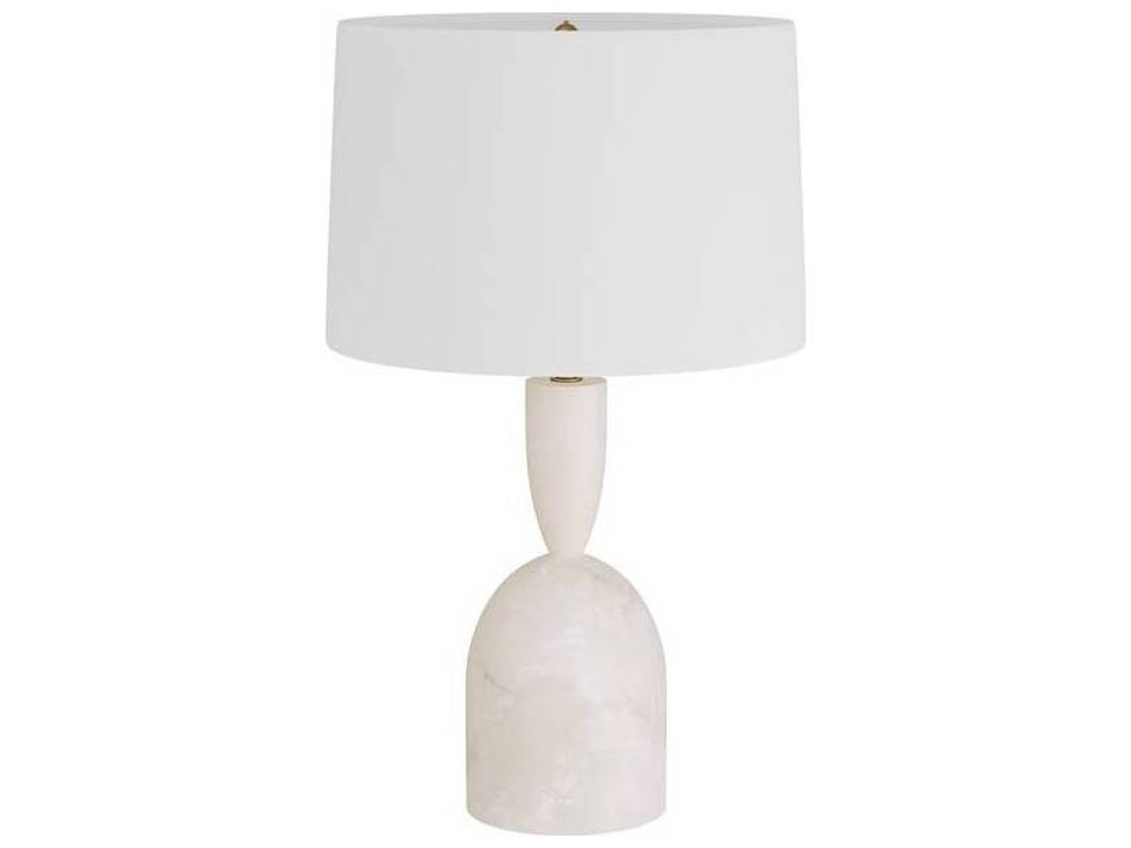 Brighton Alabaster Table Lamp Modern Geometric