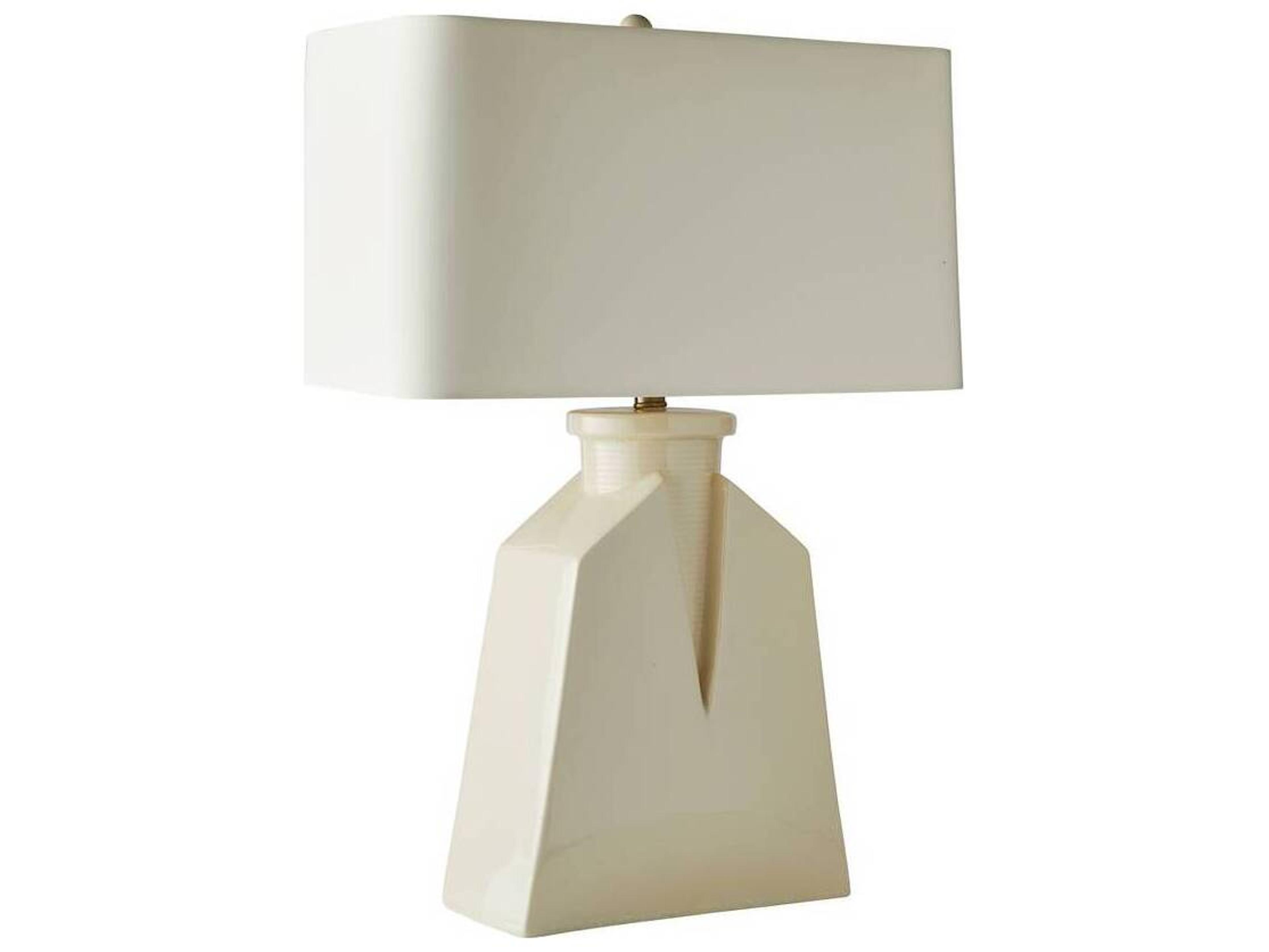Arteriors Home Ivory Crackle Off White Buffet Lamp