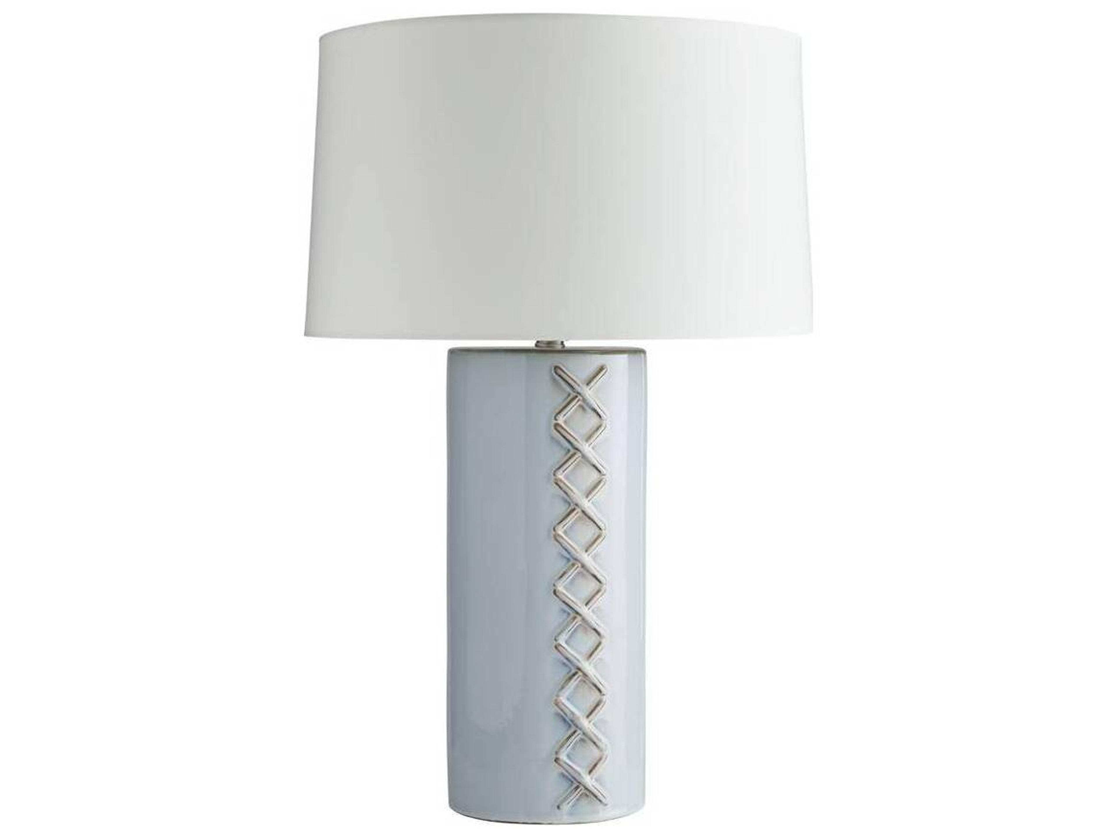 DiMaggio Table Lamp Glacial Reactive Ceramic