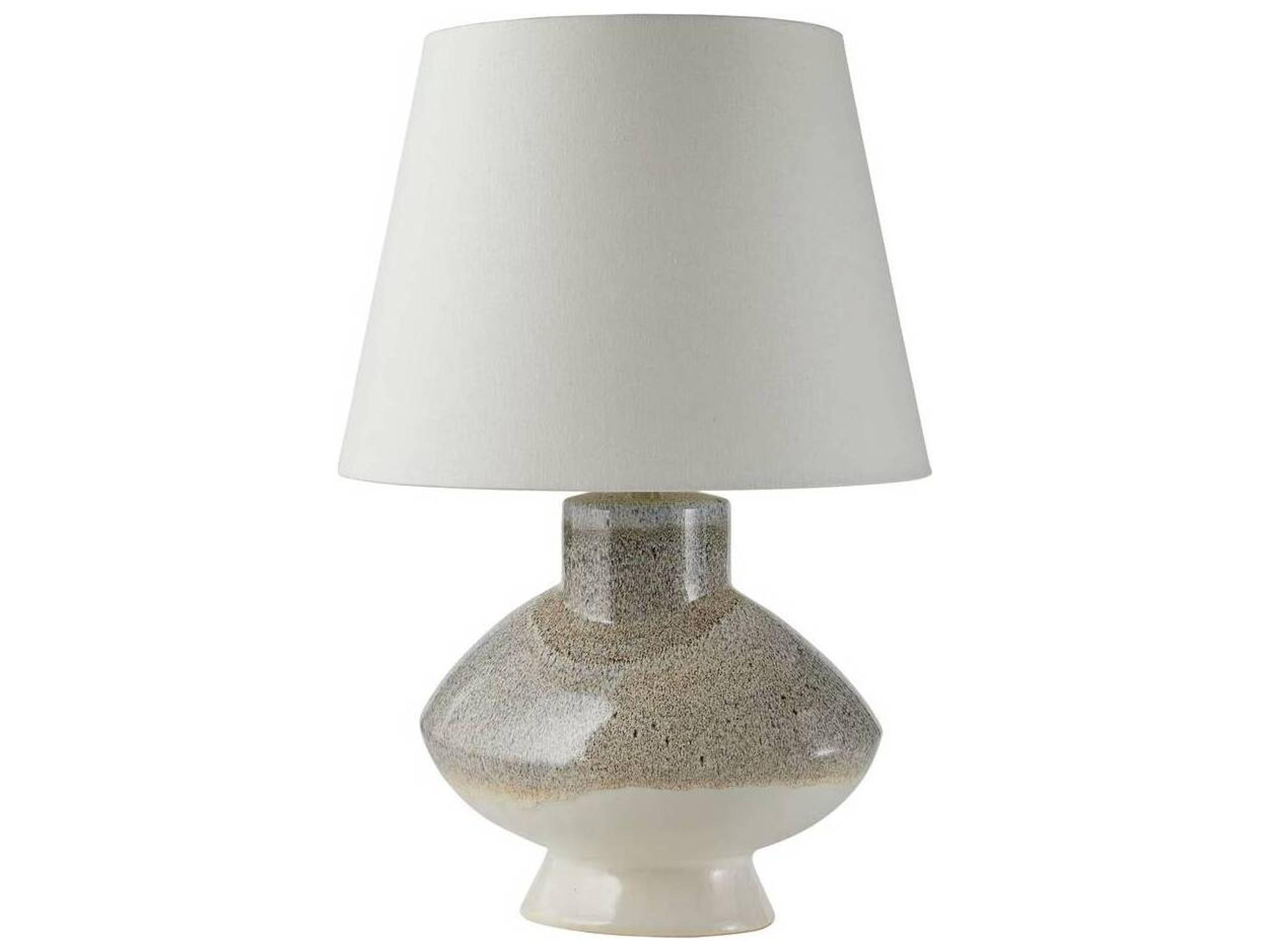 Arteriors Home Ginn Pebble Reactive Antique Brass Buffet Lamp