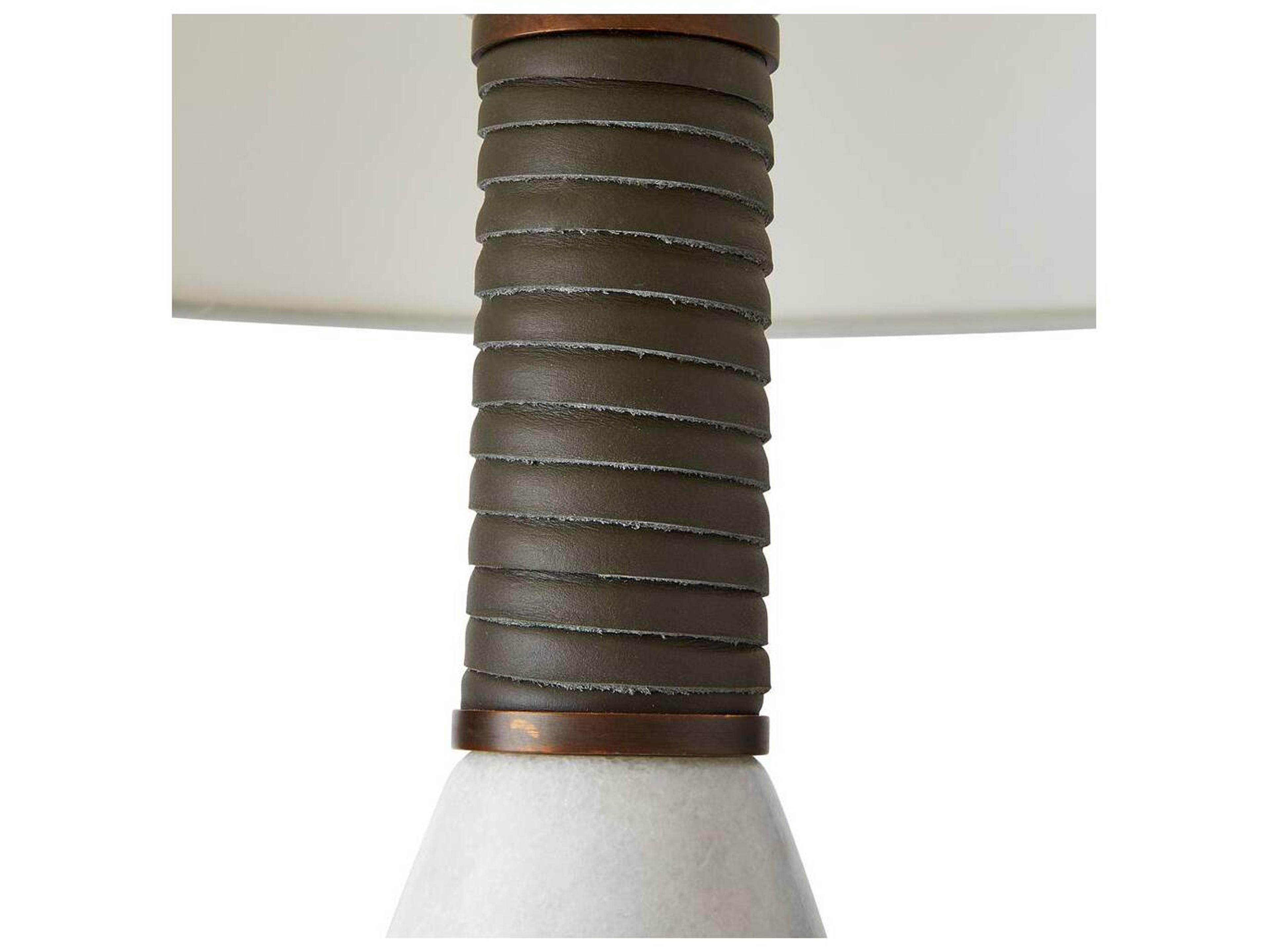 Arteriors Home Everly White Graphite Buffet Lamp