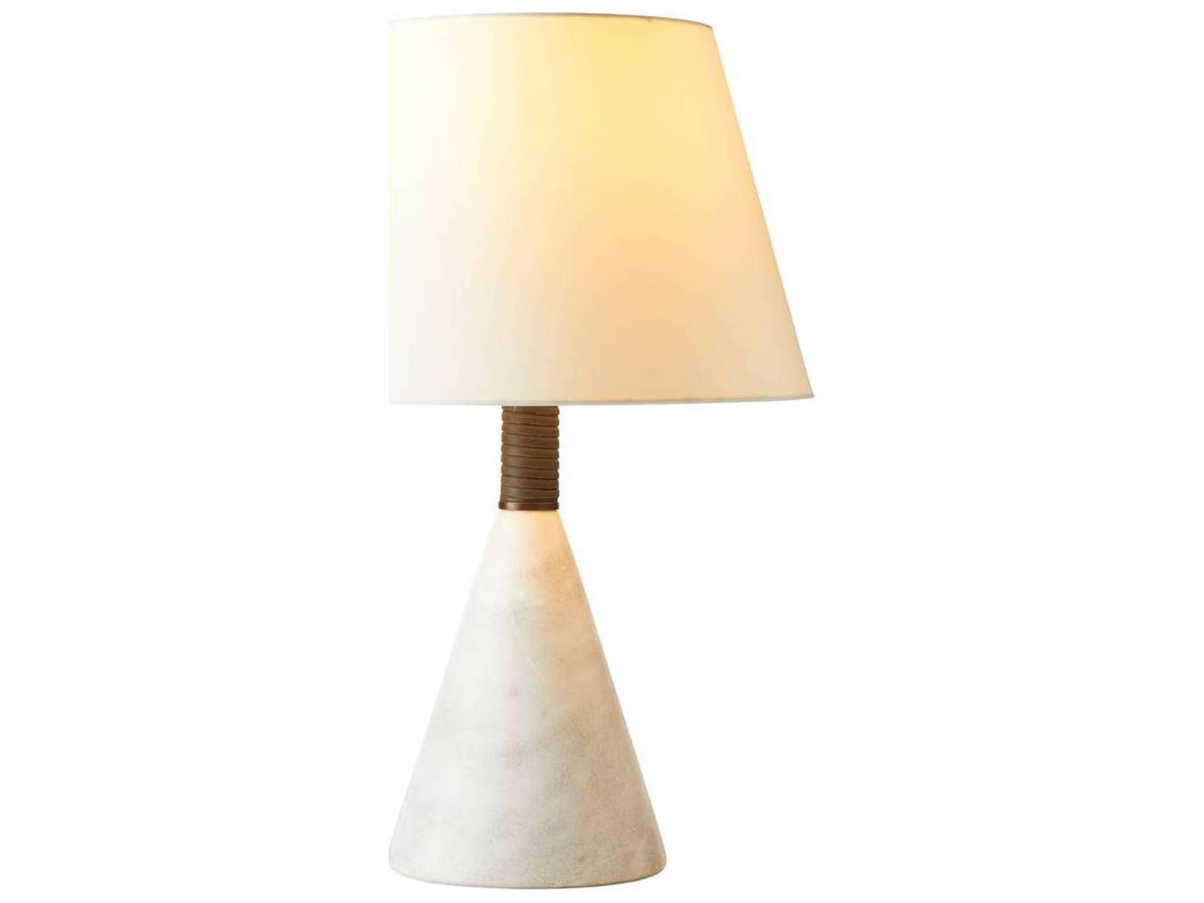 Arteriors Home Everly White Graphite Buffet Lamp