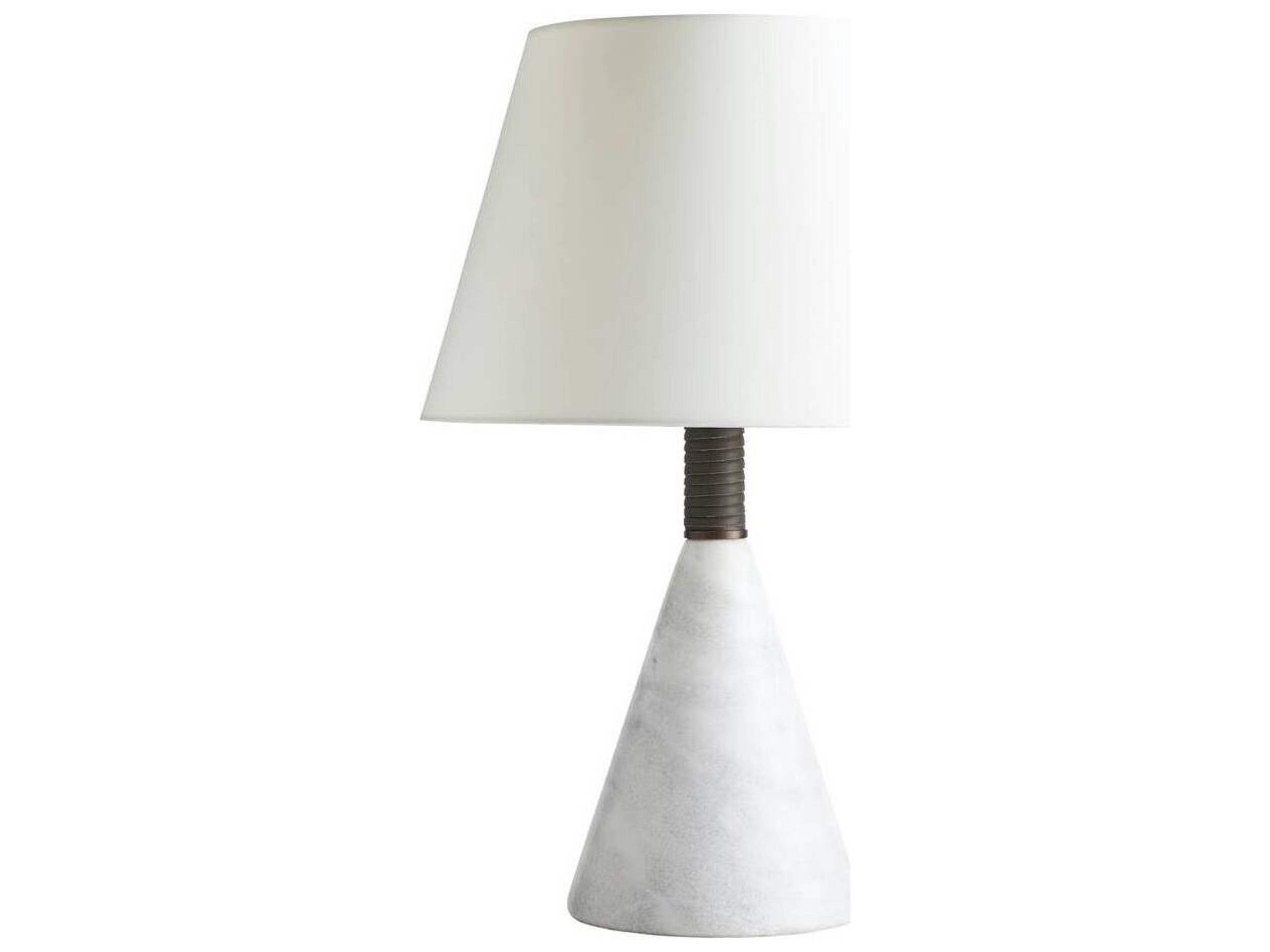 Arteriors Home Everly White Graphite Buffet Lamp