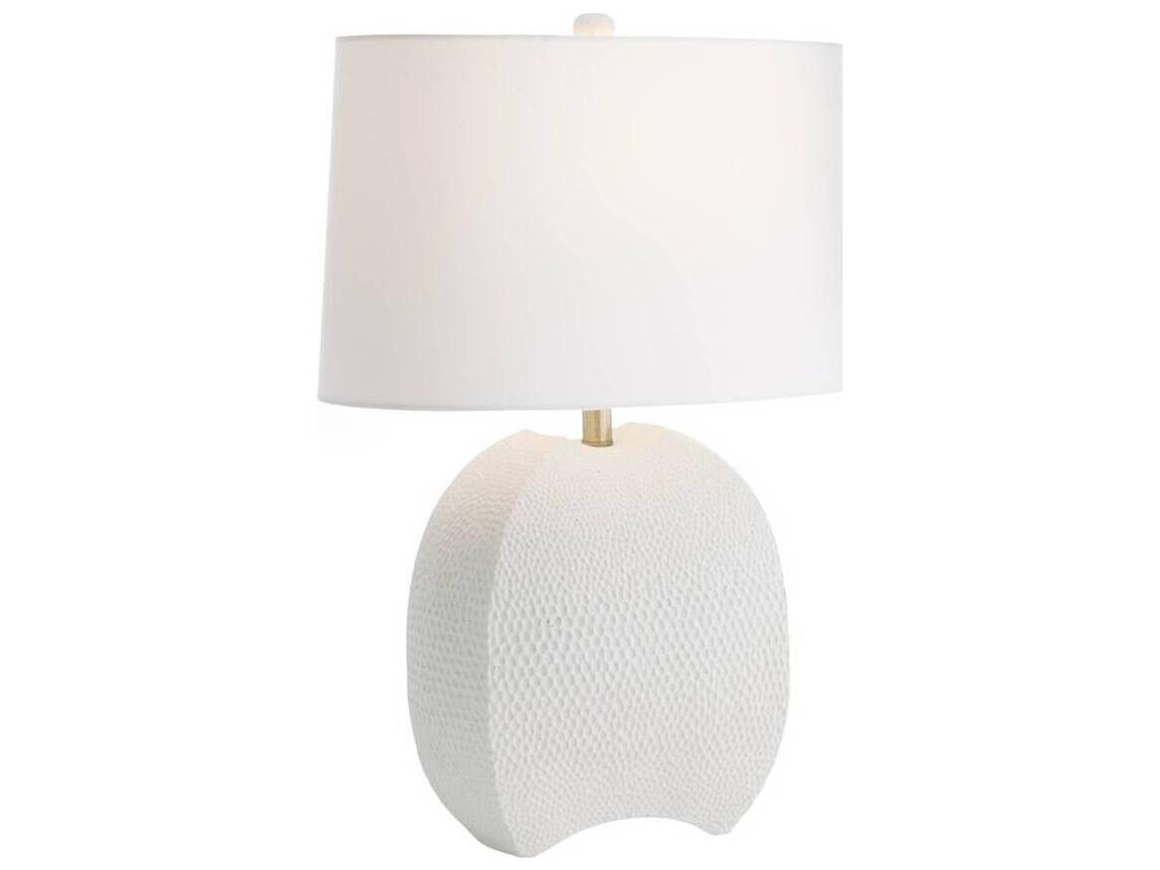 Arteriors Home Fairbanks White Antique Brass Buffet Lamp