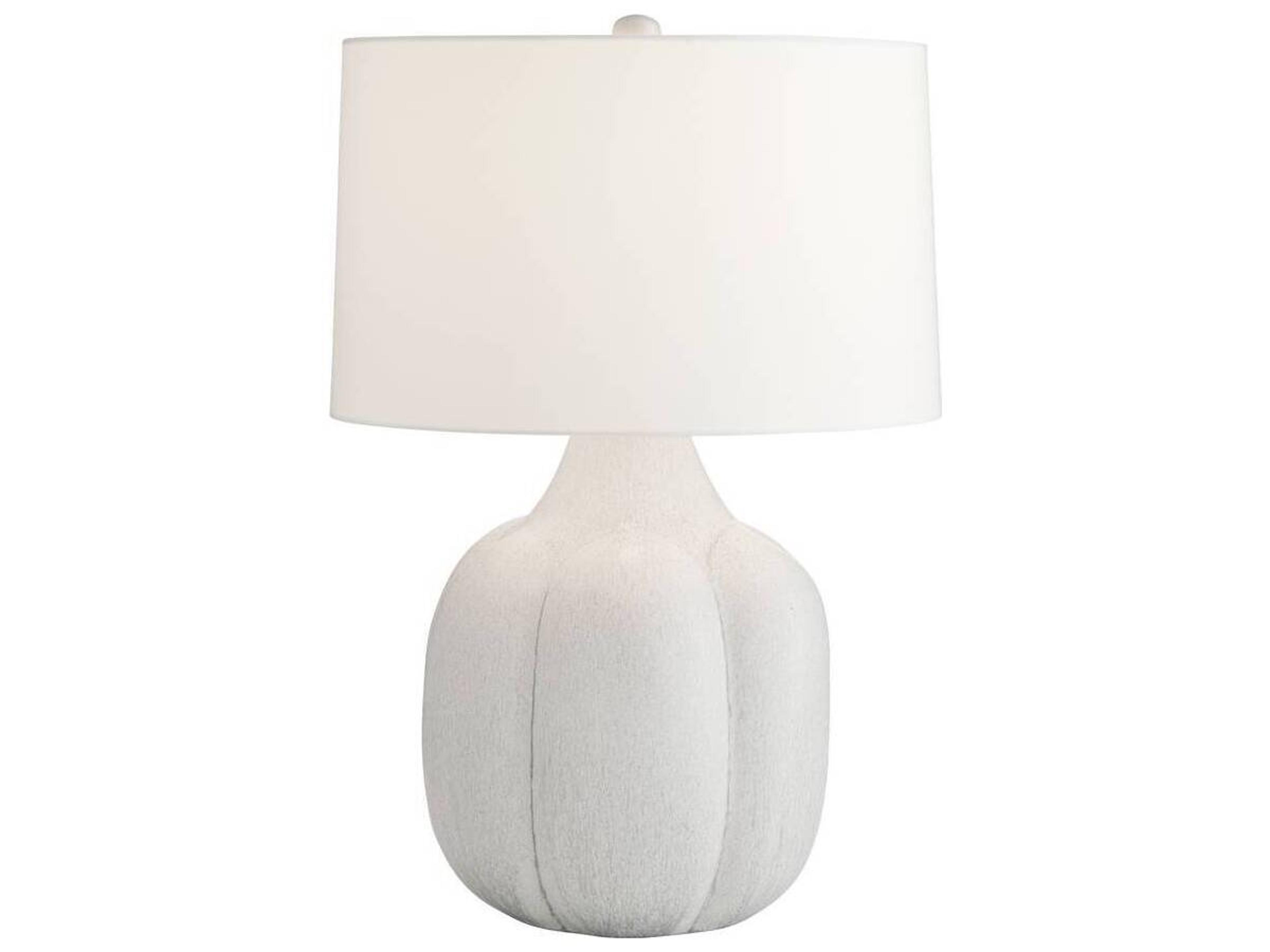 Fig Table Lamp Ceramic With Icy Morn Glaze