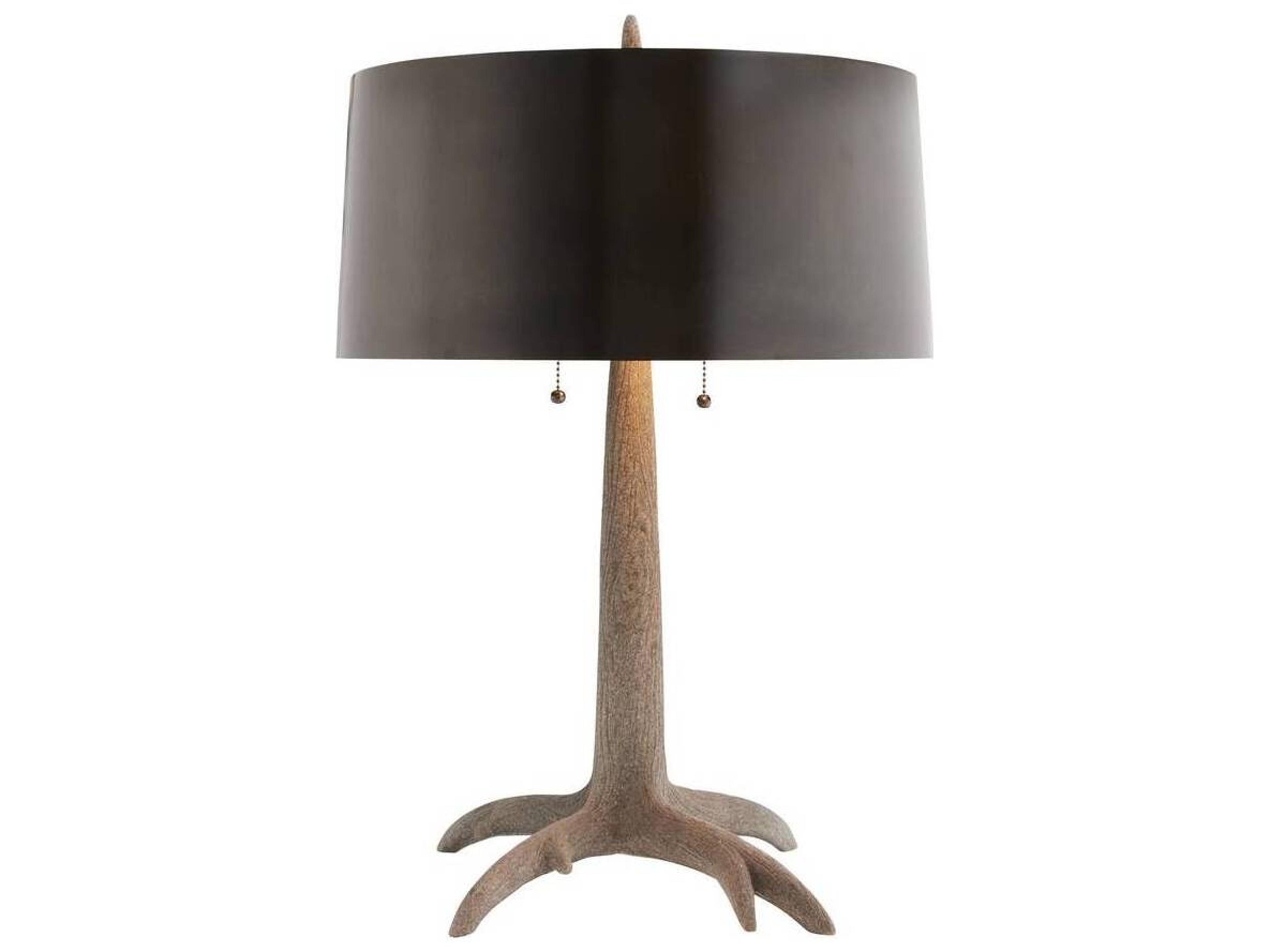 Arteriors Home Haggard Graphite Bronze Black Buffet Lamp