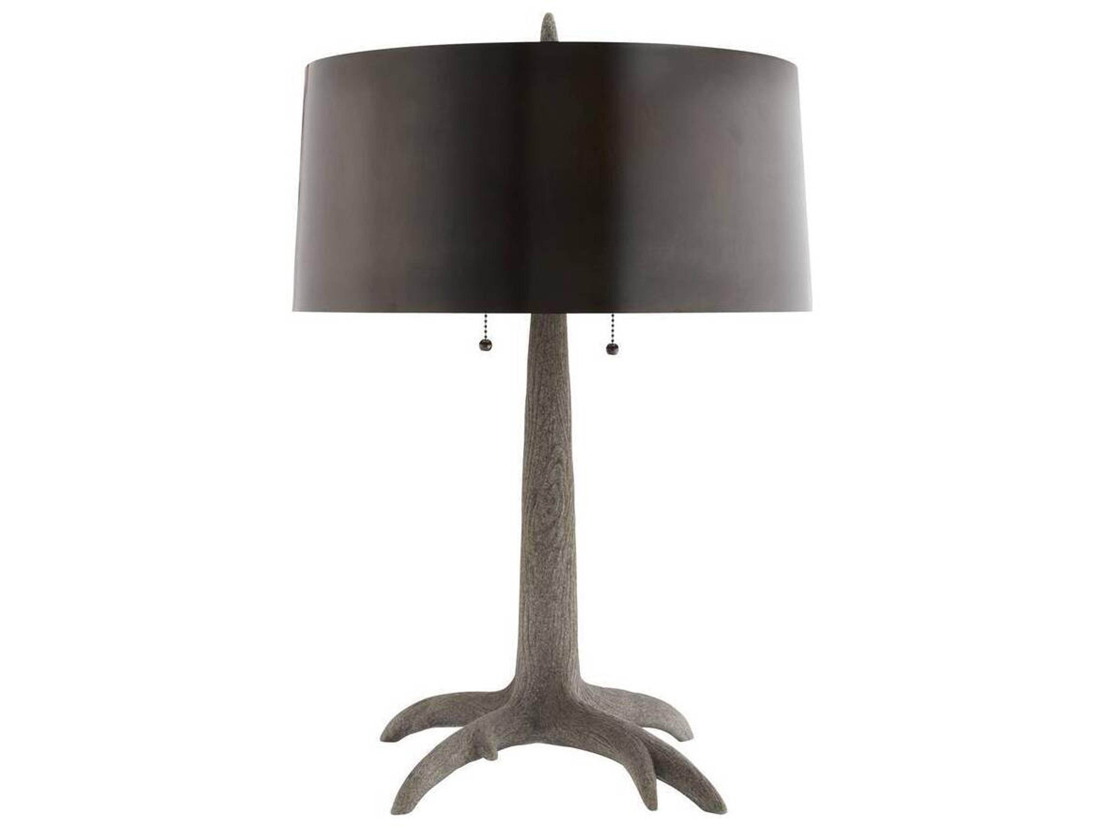 Arteriors Home Haggard Graphite Bronze Black Buffet Lamp