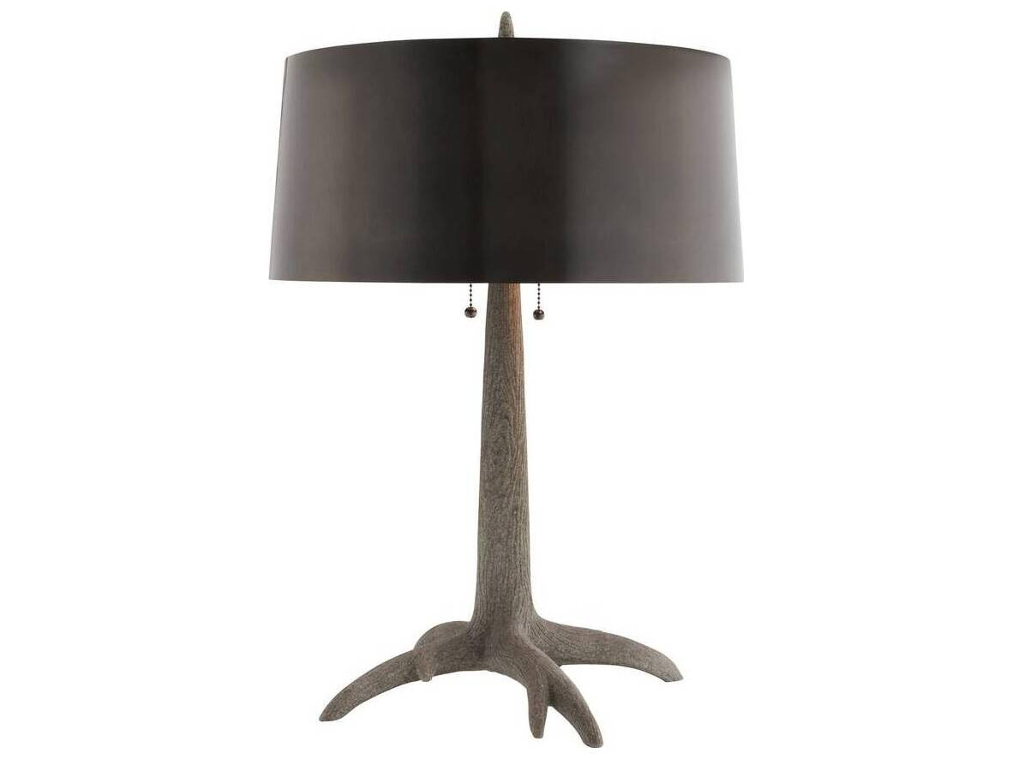 Arteriors Home Haggard Graphite Bronze Black Buffet Lamp