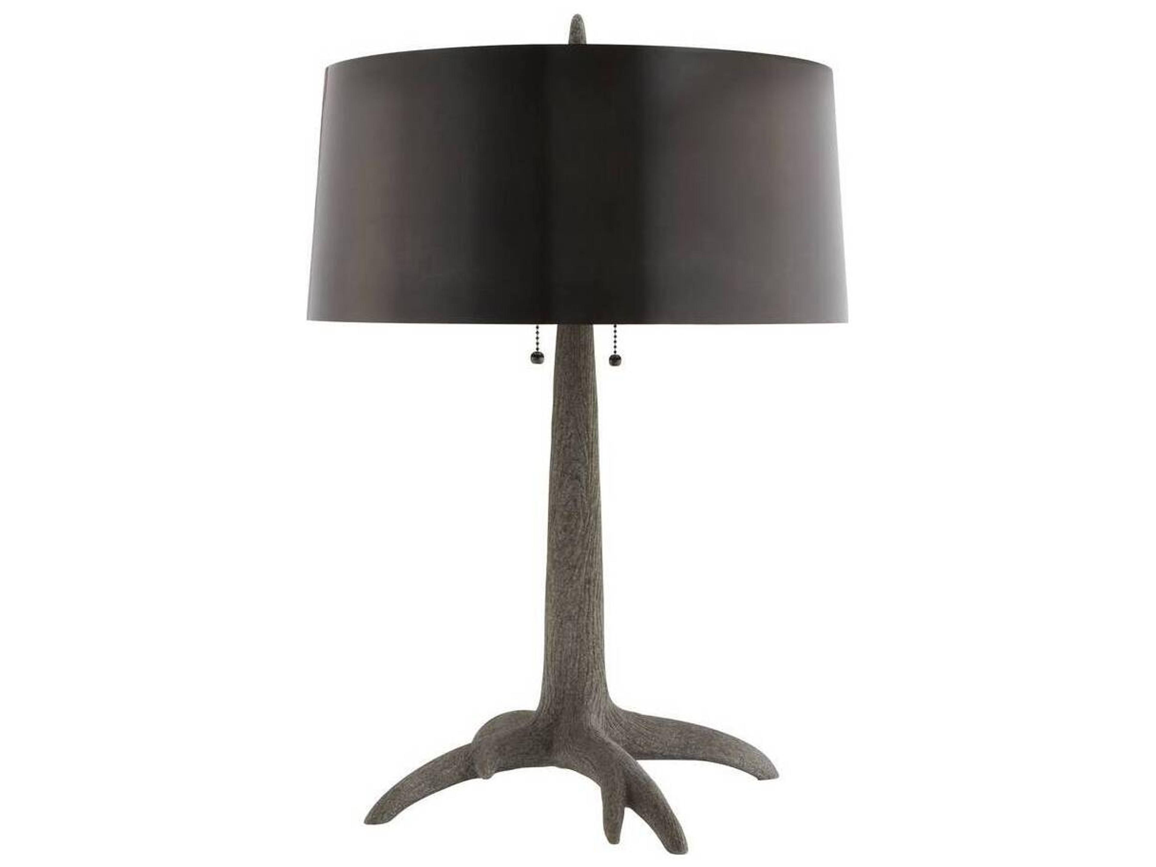 Arteriors Home Haggard Graphite Bronze Black Buffet Lamp
