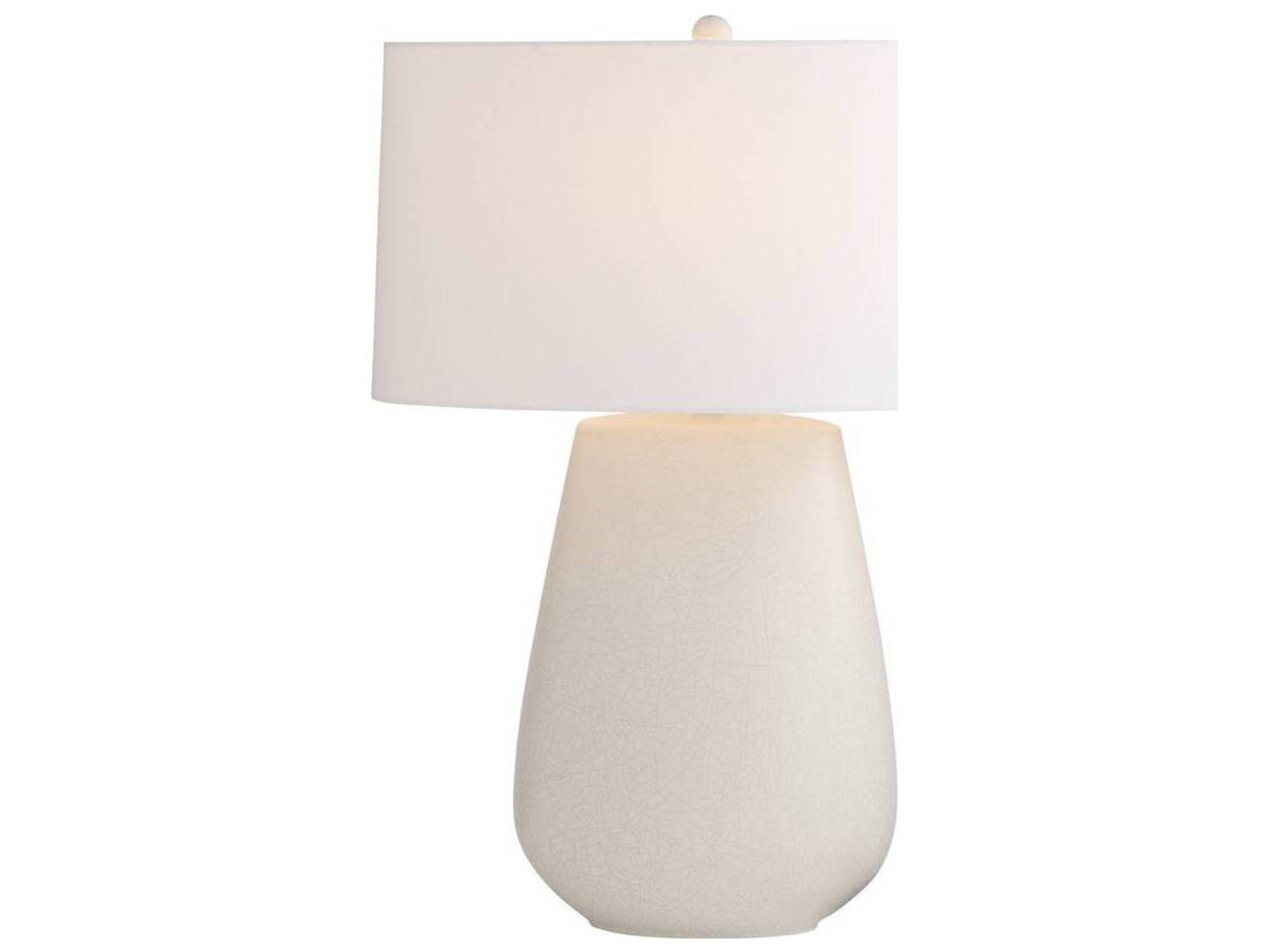 Arteriors Home Deagan White Buffet Lamp
