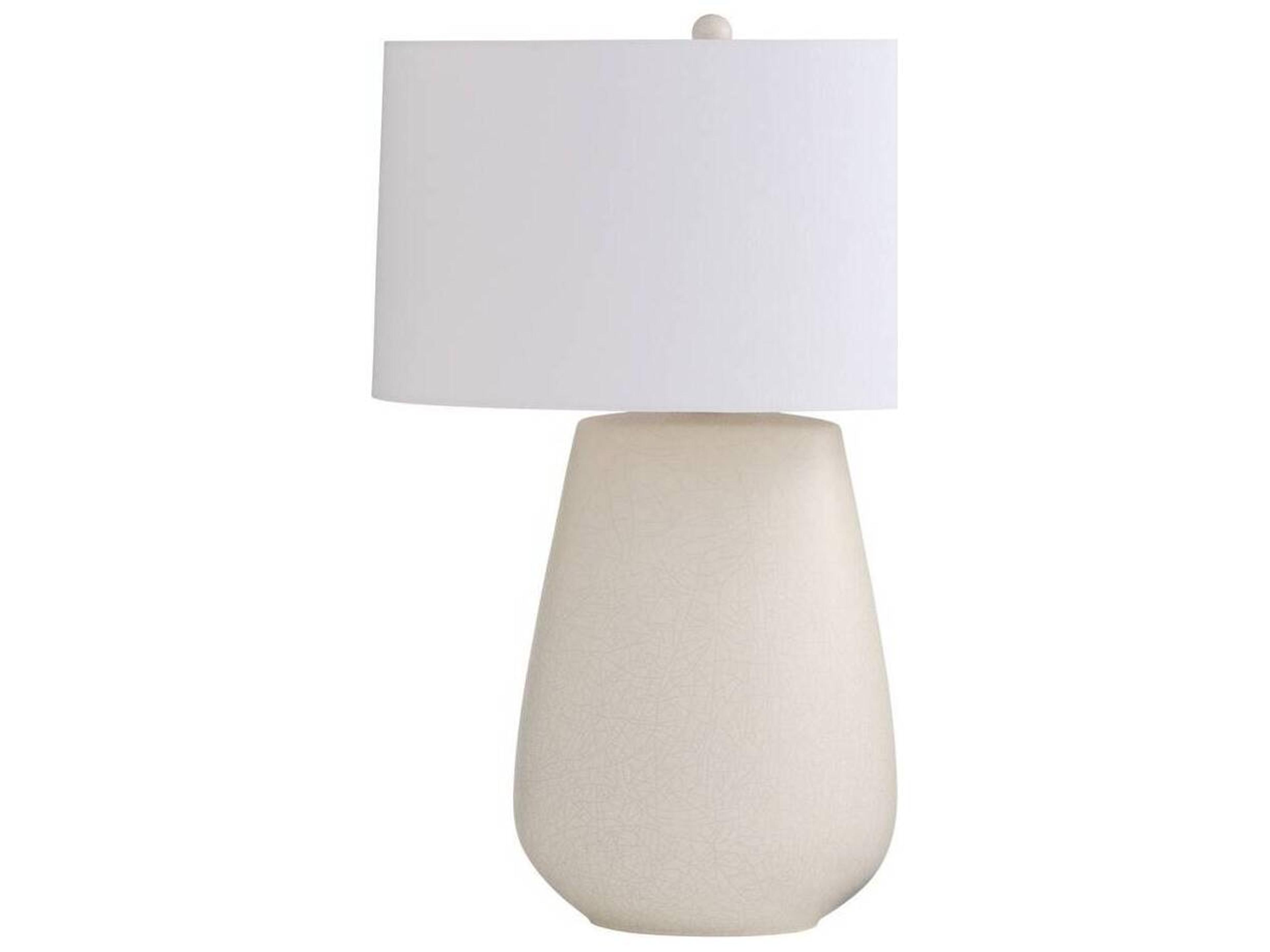 Arteriors Home Deagan White Buffet Lamp