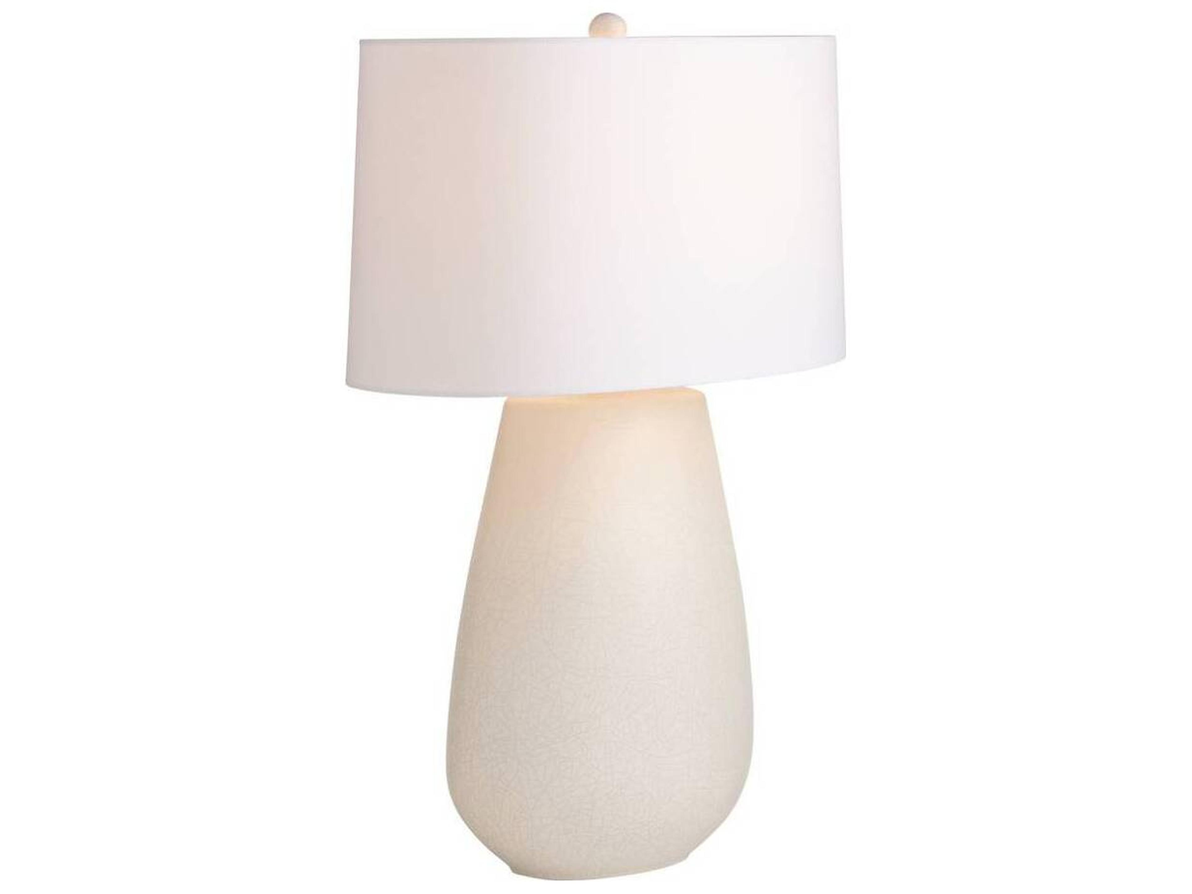 Arteriors Home Deagan White Buffet Lamp