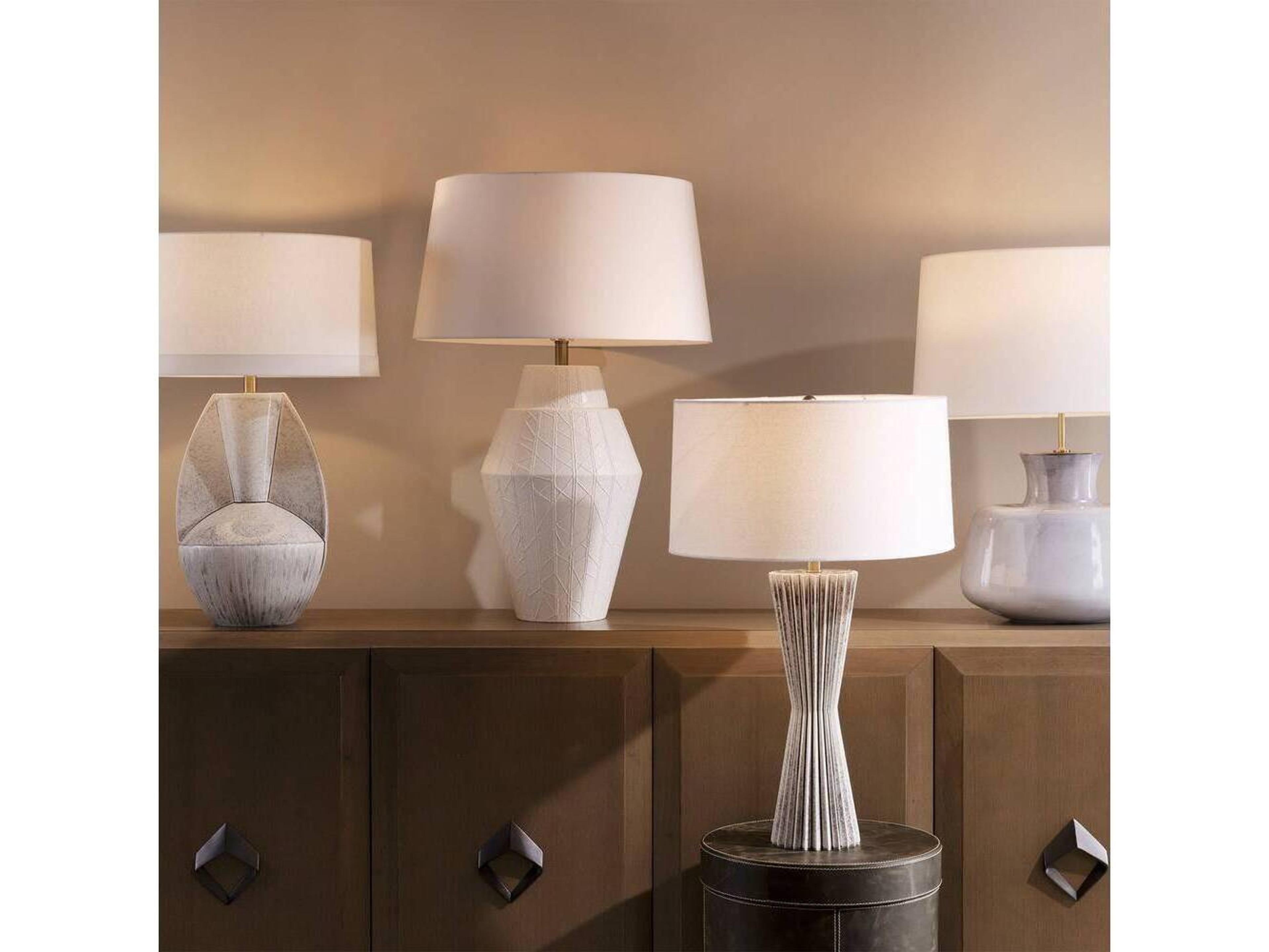 Arteriors Home White Buffet Lamp