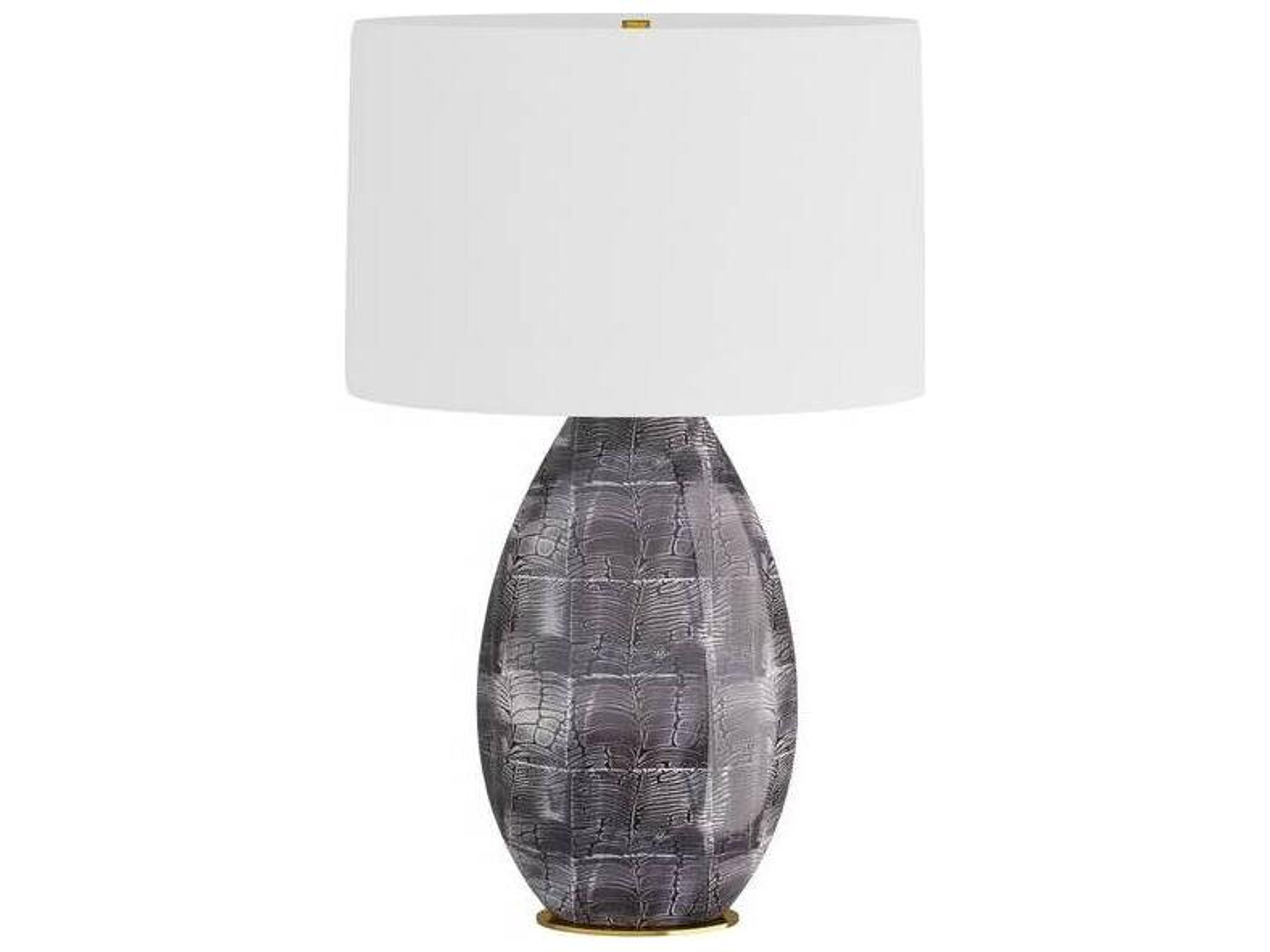 Arteriors Home Gray Cobra Buffet Lamp