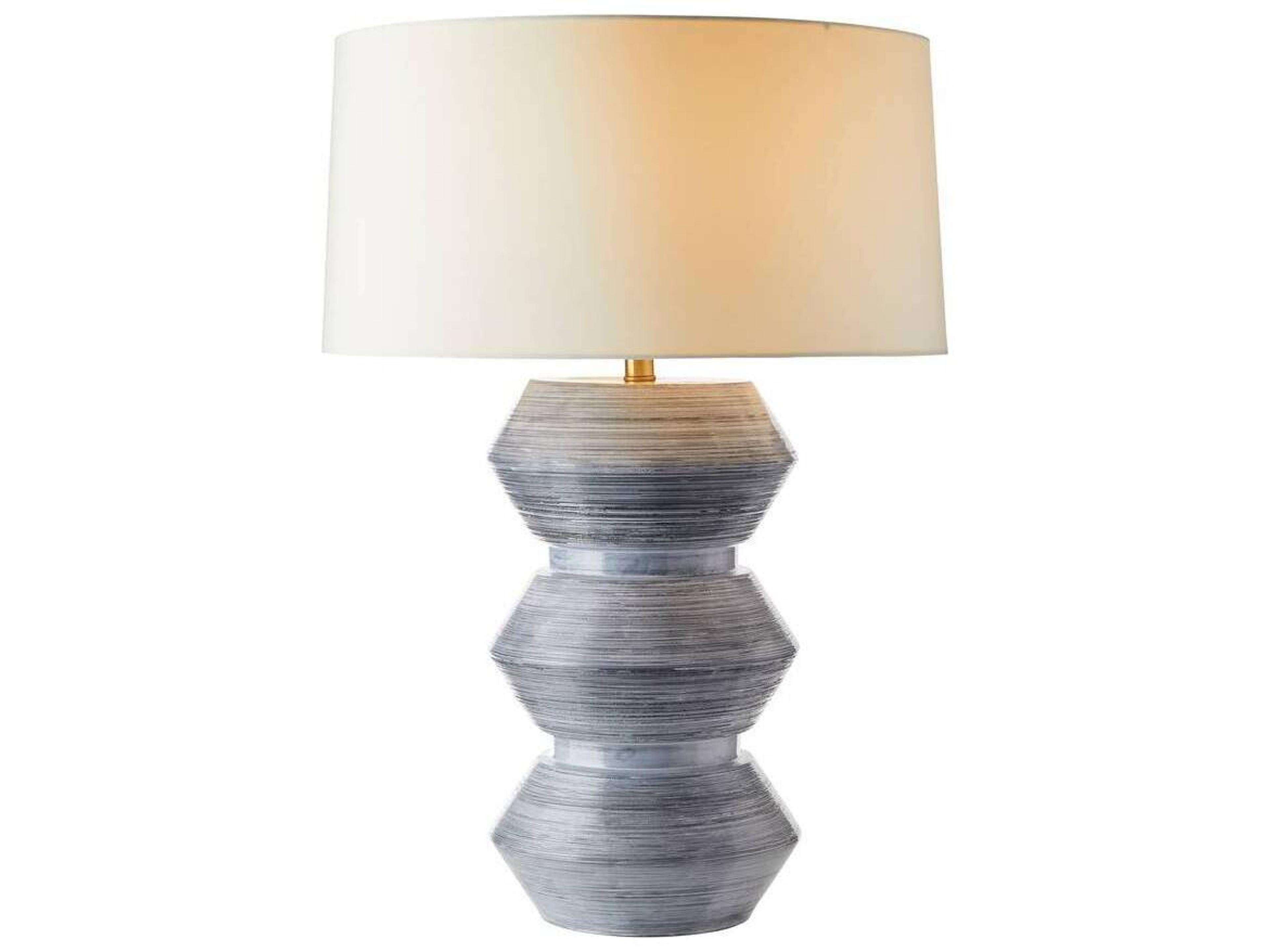 Drifter Table Lamp Haze Blue Reactive Glaze