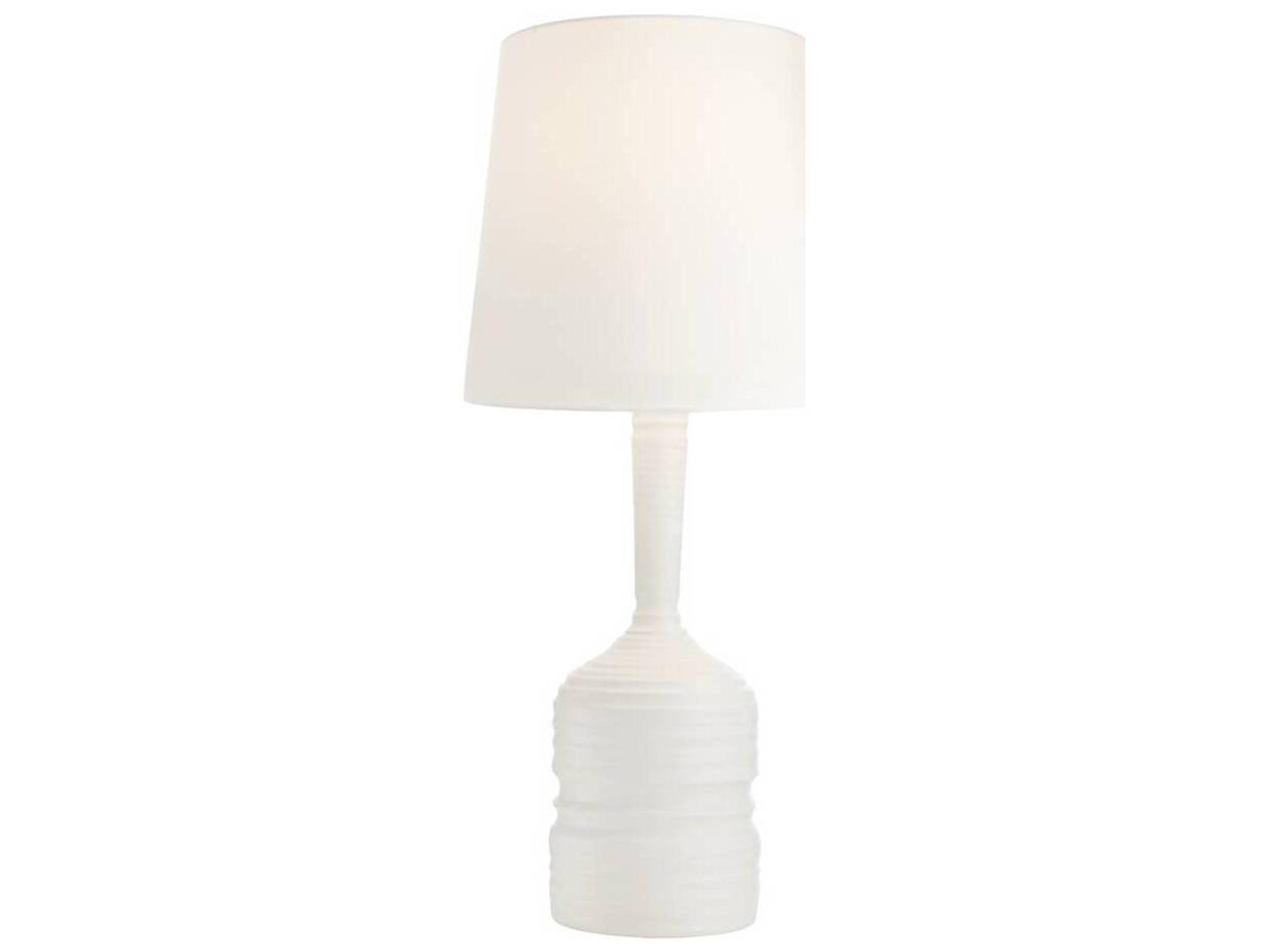 Fontana Porcelain Table Lamp Tall Sculptural