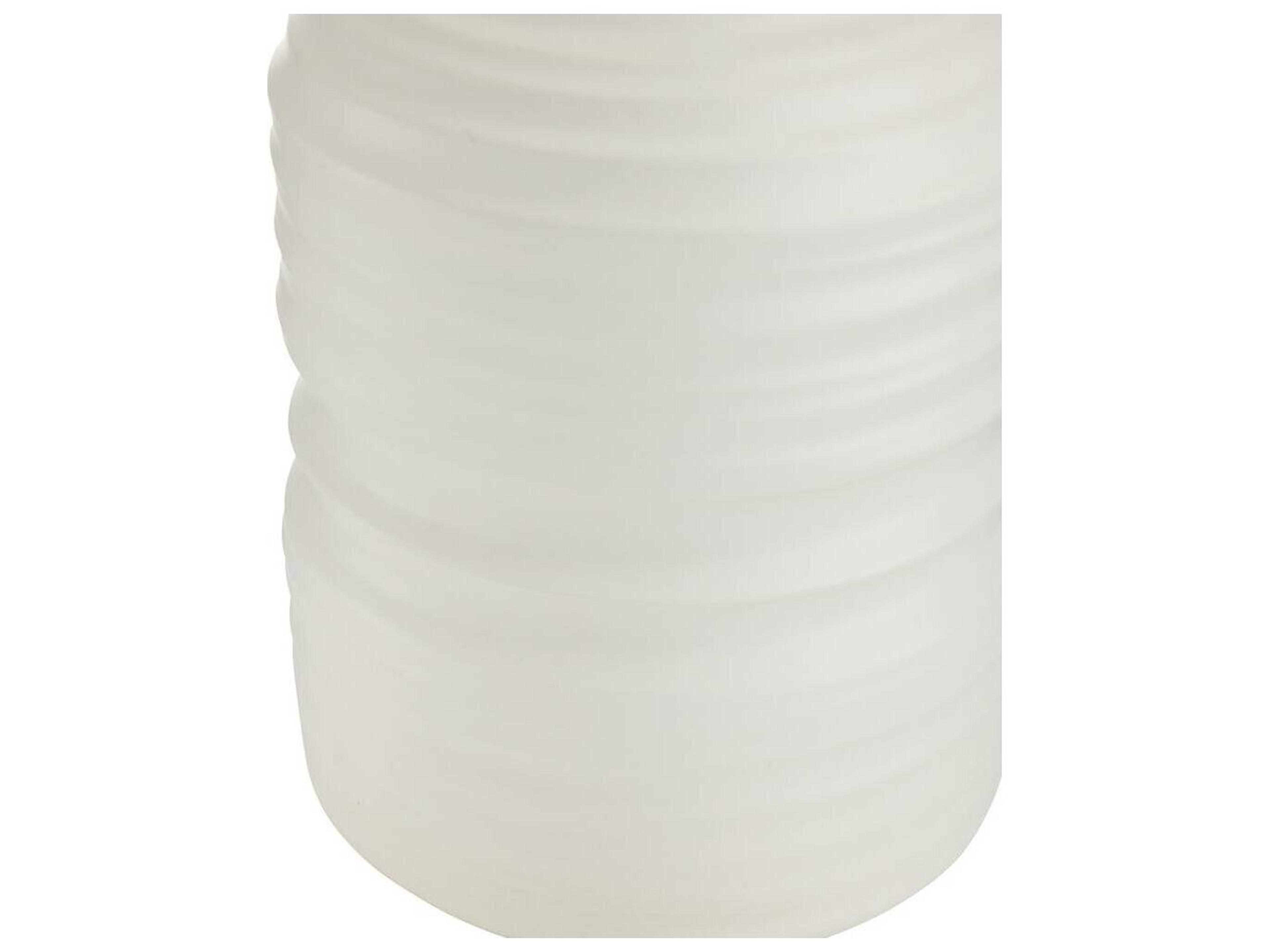 Arteriors Home Fontana White Antique Brass Buffet Lamp