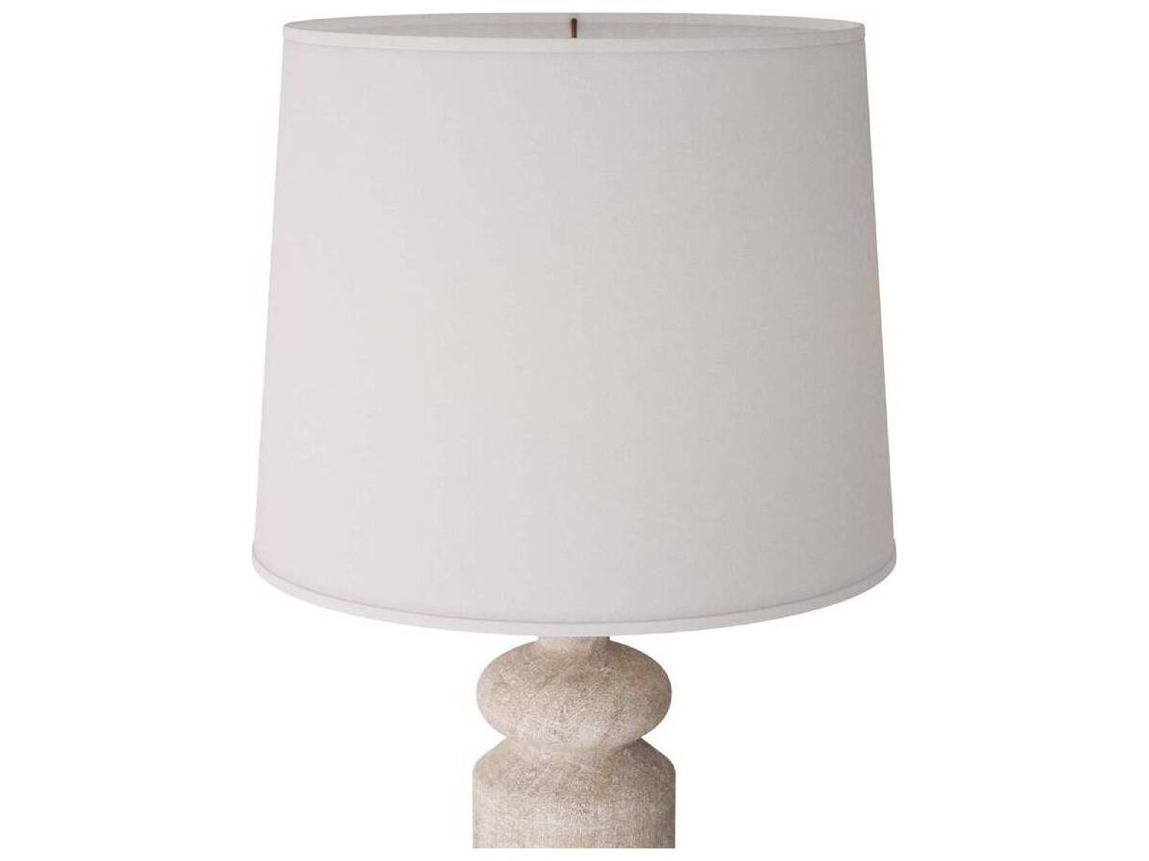 Arteriors Home Woodrow Limewash Antique Brass White Buffet Lamp