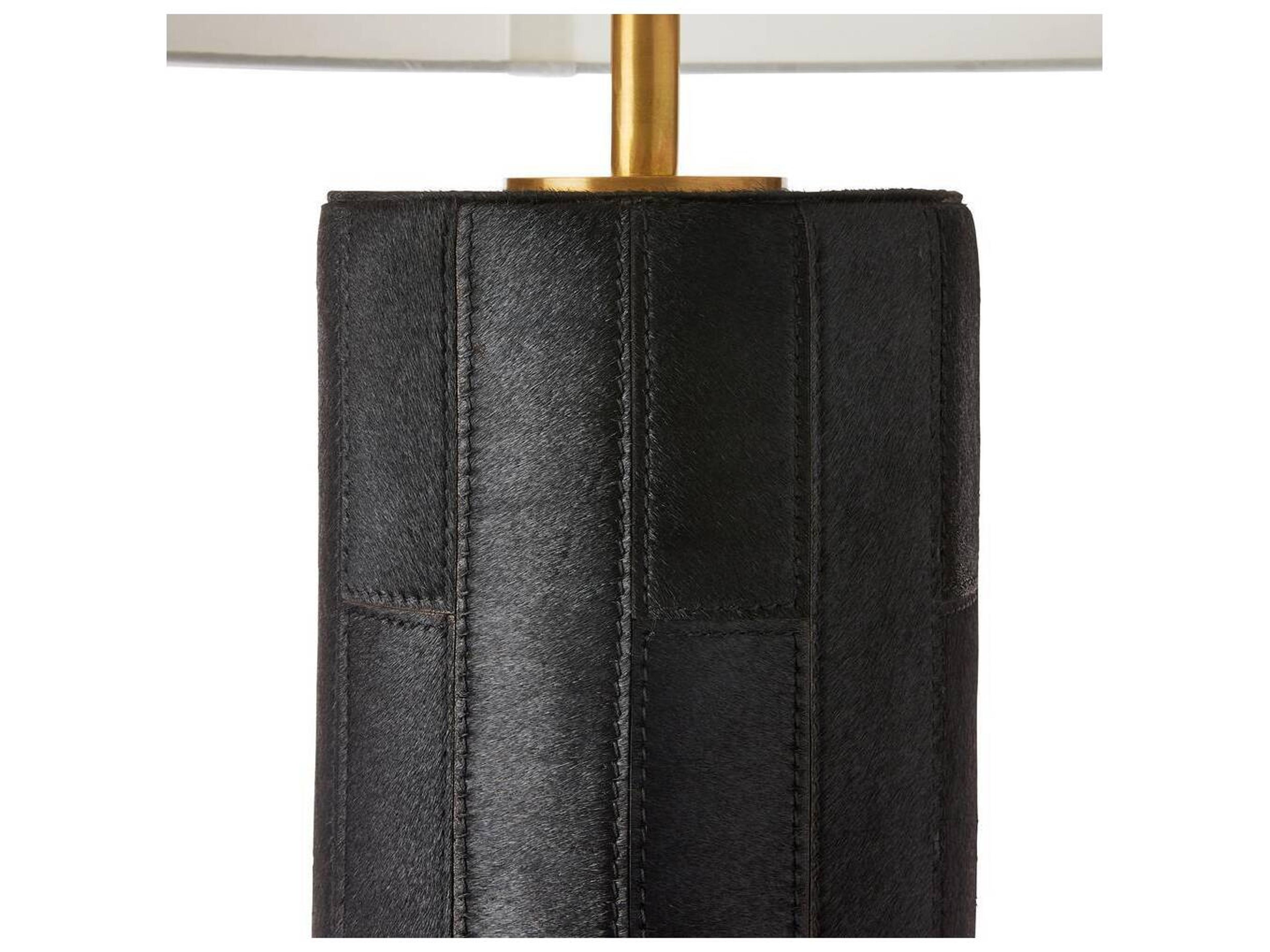 Arteriors Home Cartwright Black Antique Brass White Buffet Lamp