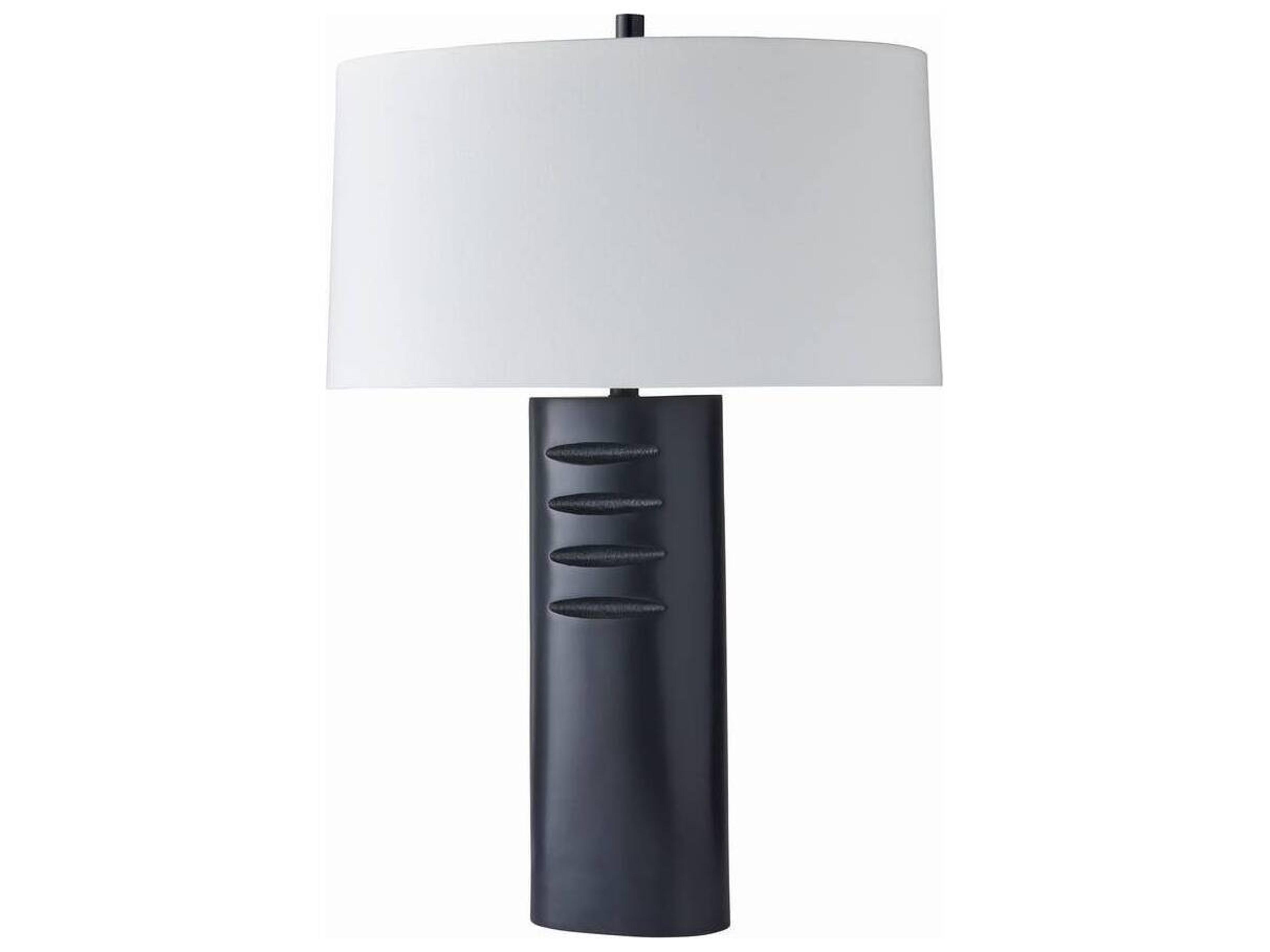 Arteriors Home Darth Bronze White Buffet Lamp