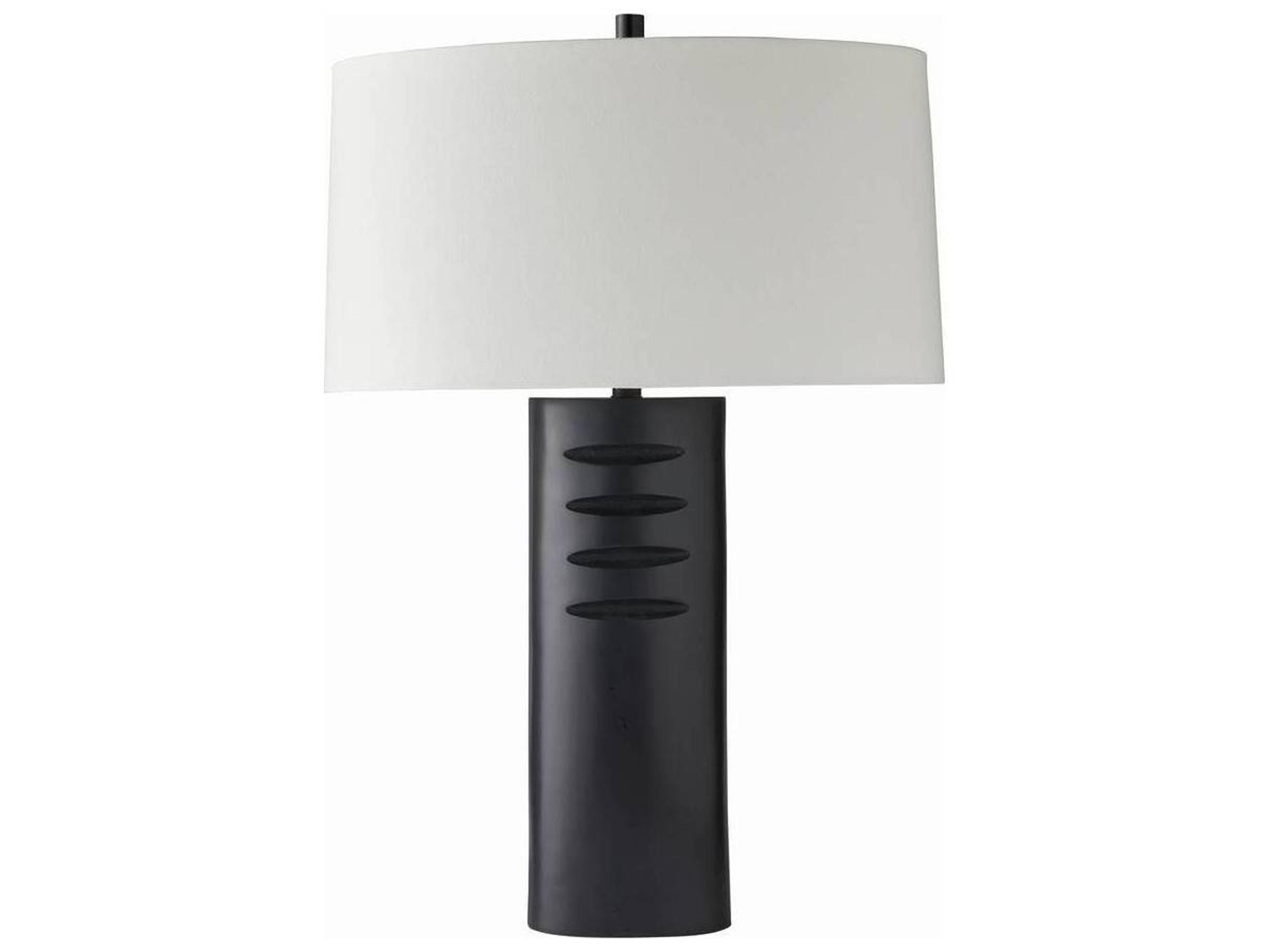 Arteriors Home Darth Bronze White Buffet Lamp