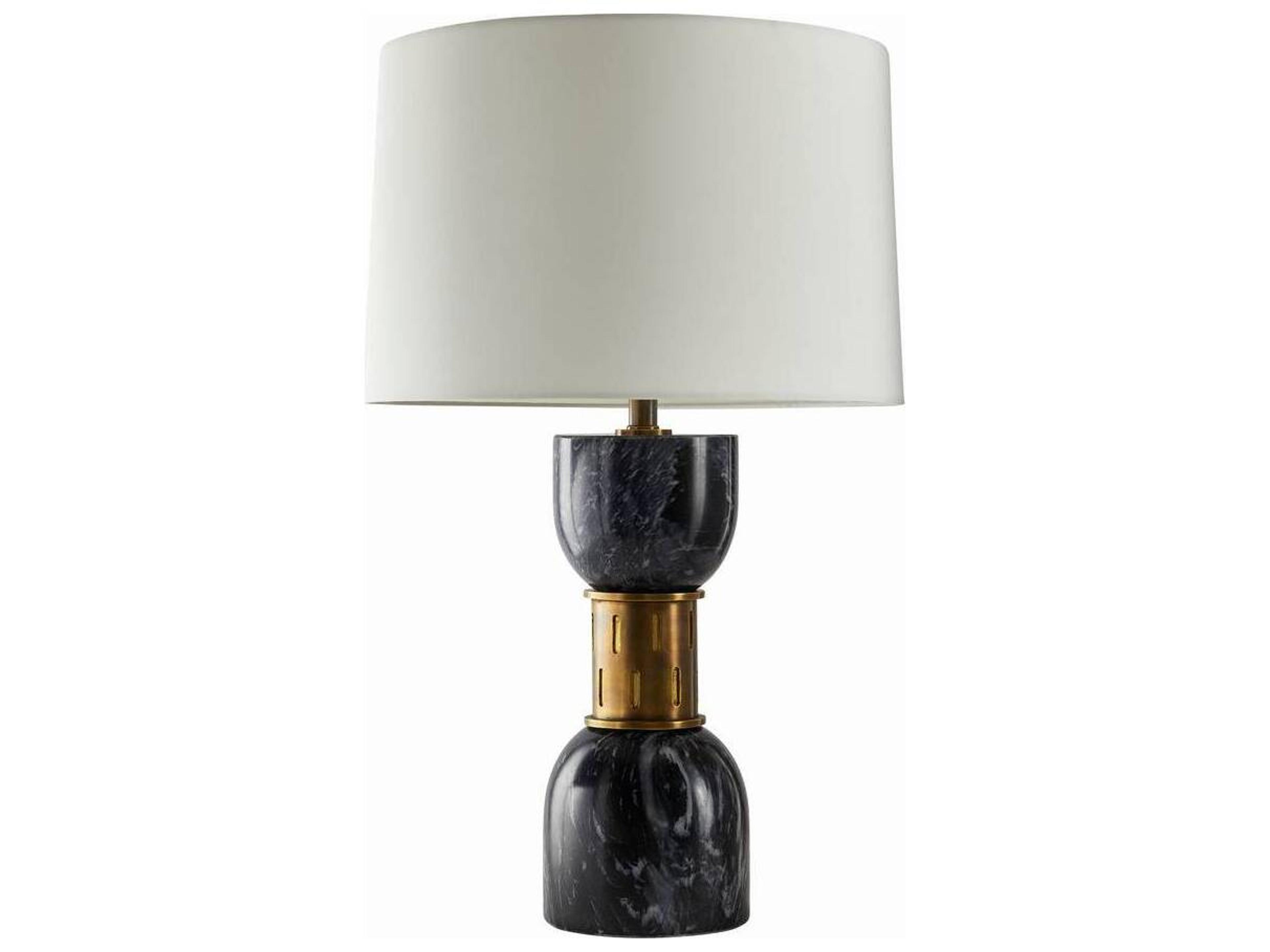 Arteriors Home Dalton Black Antique Brass Buffet Lamp