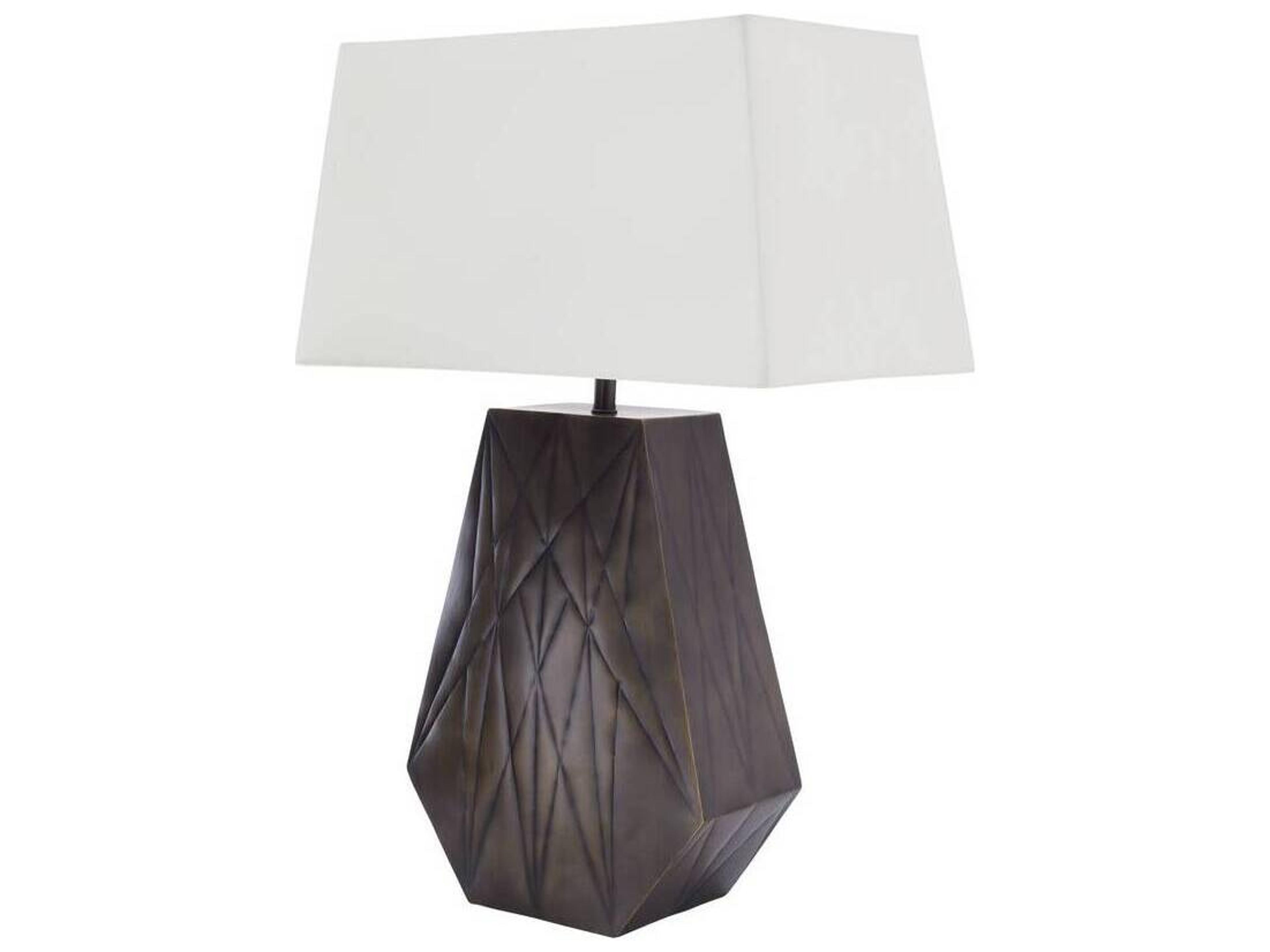 Arteriors Home Gentry Bronze White Buffet Lamp