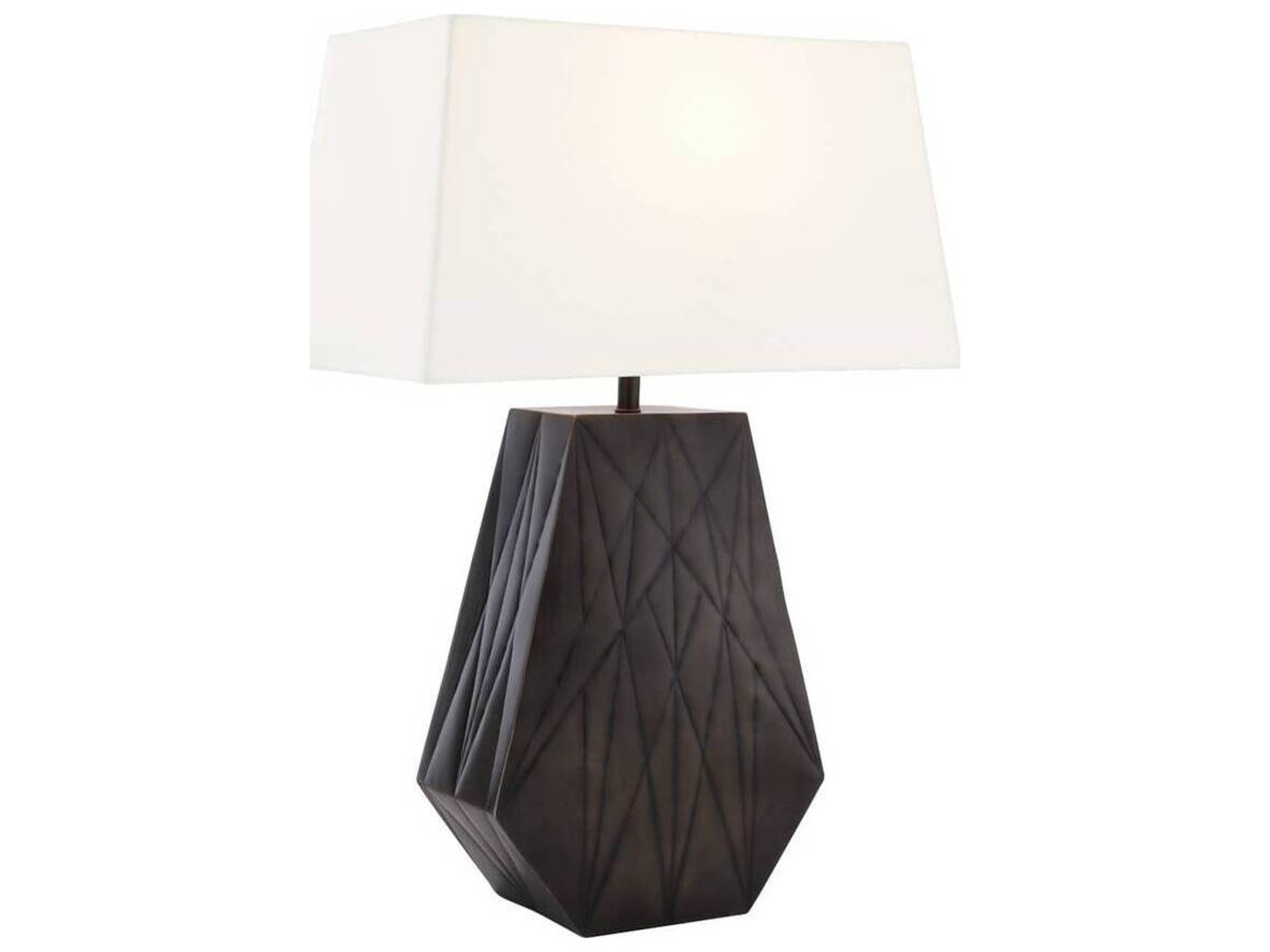 Arteriors Home Gentry Bronze White Buffet Lamp