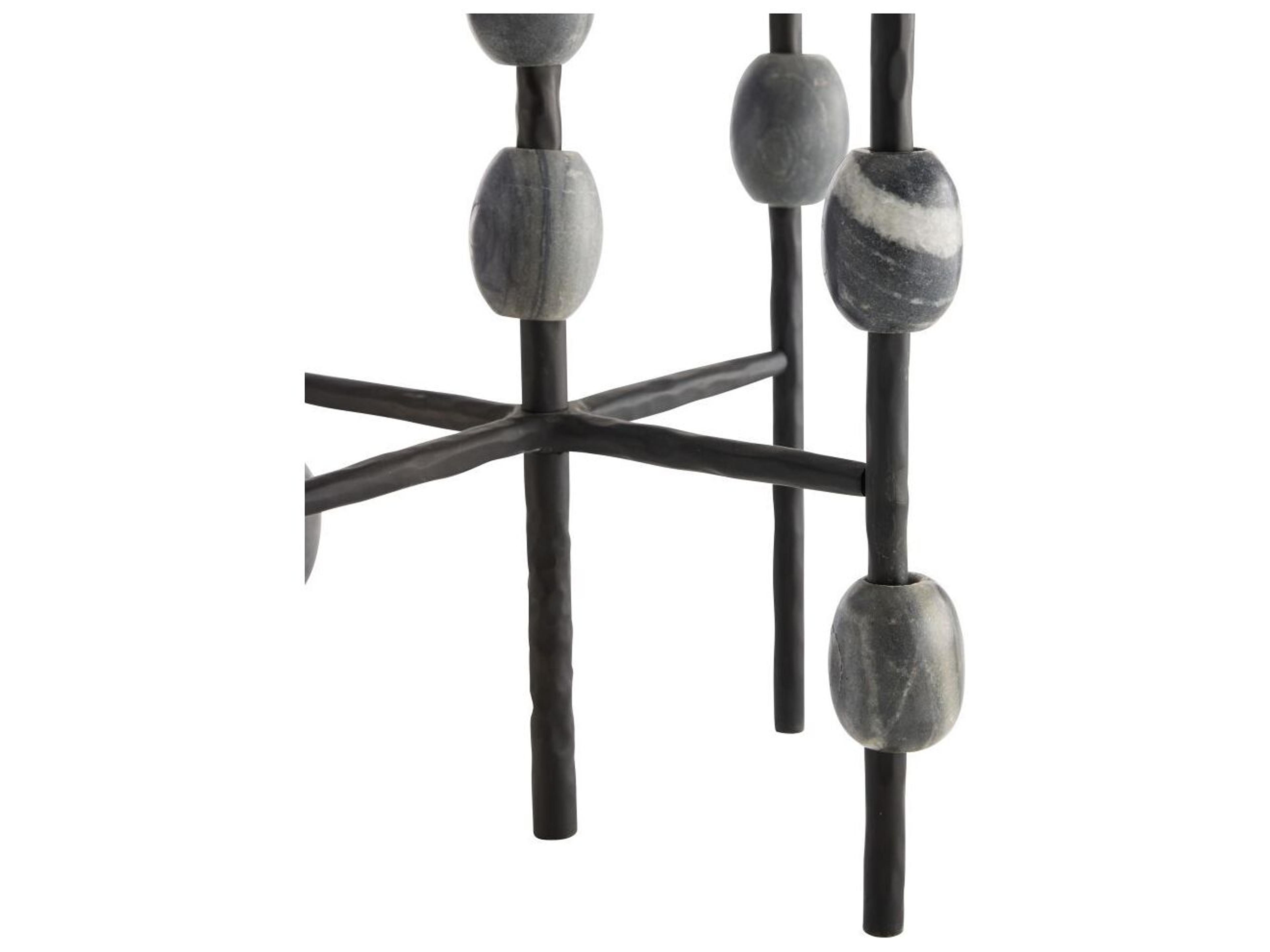 Arteriors Home Howes Natural Iron Galaxy White Buffet Lamp