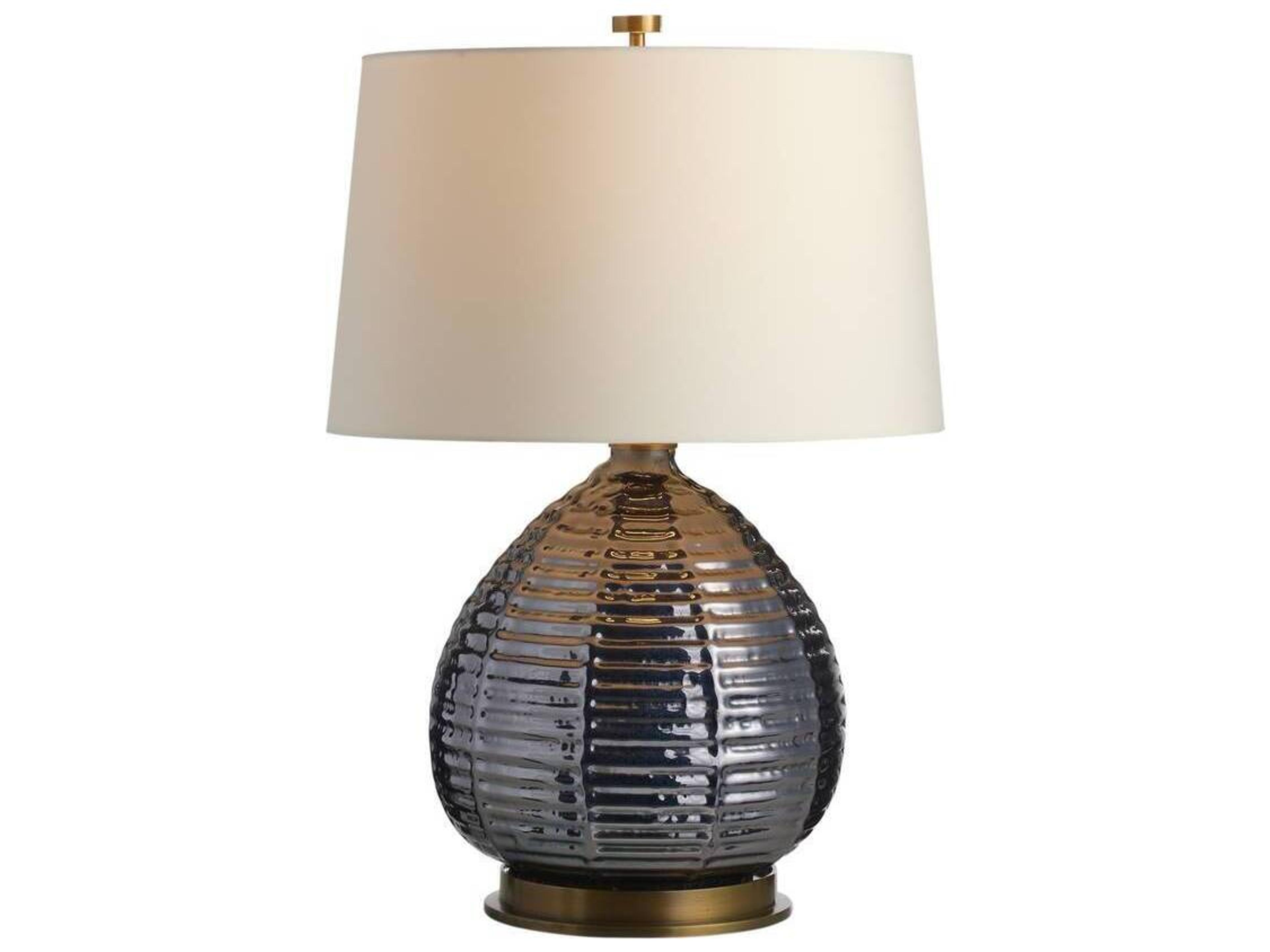 Juliette Table Lamp in Flint Luster Glass