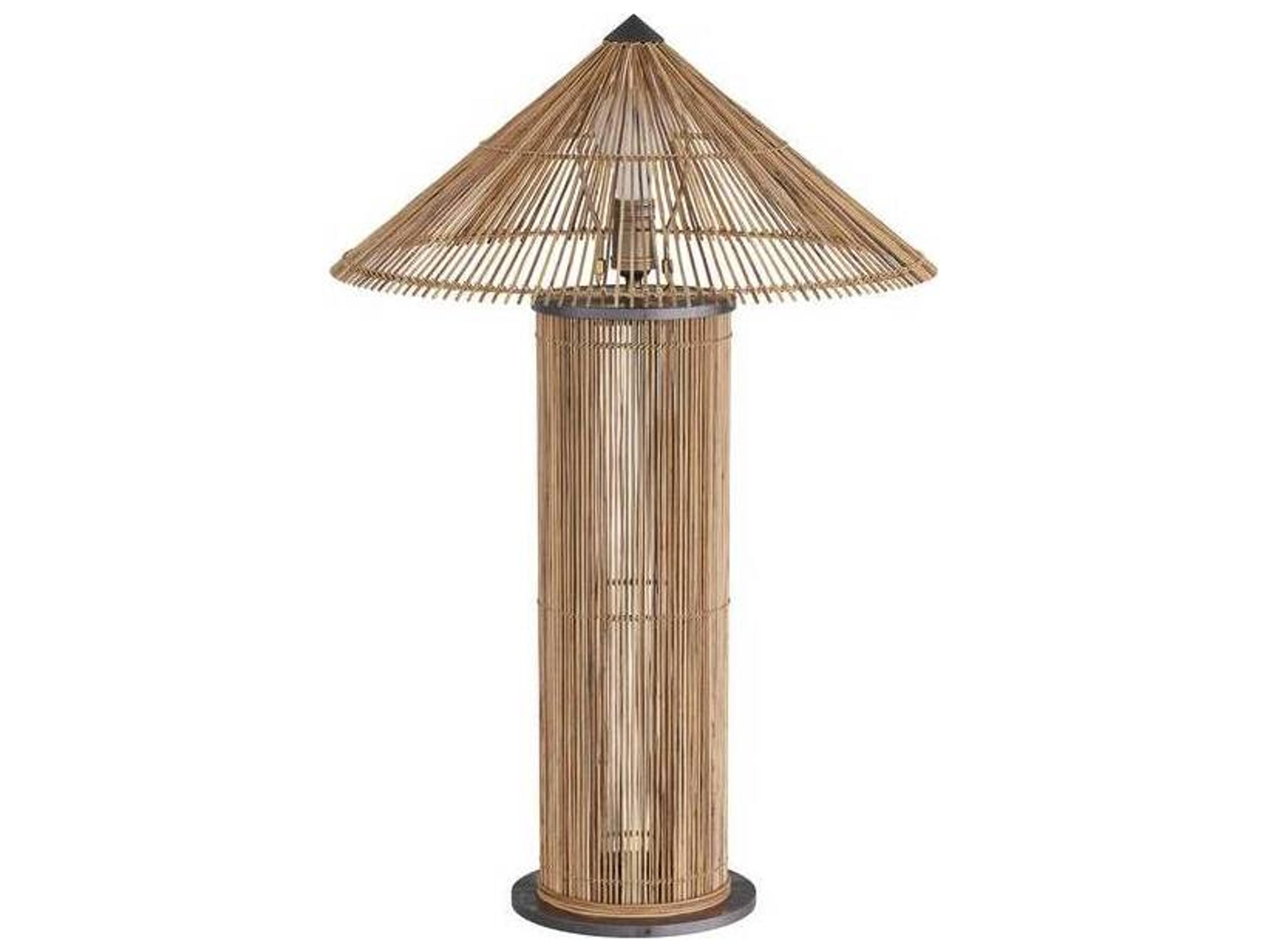 Natural Brown Buffet Lamp