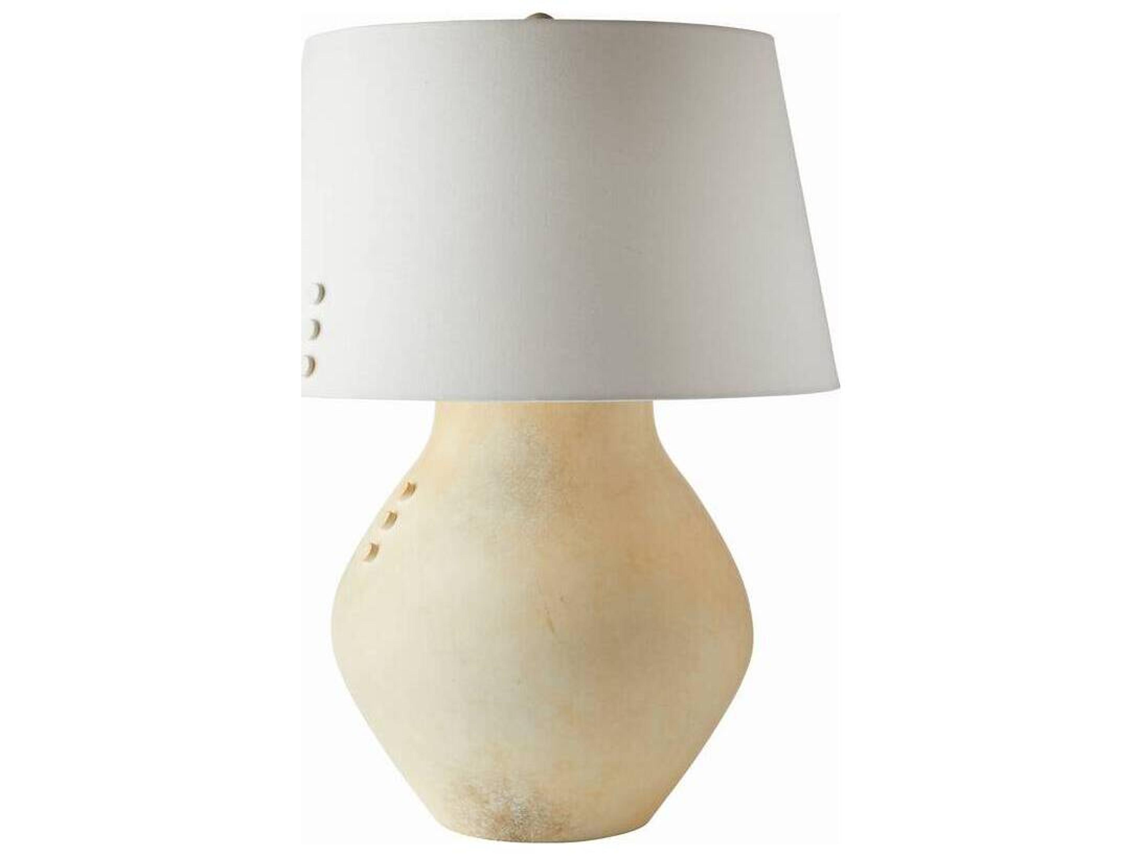 Arteriors Home Egg Shell Yellow Buffet Lamp