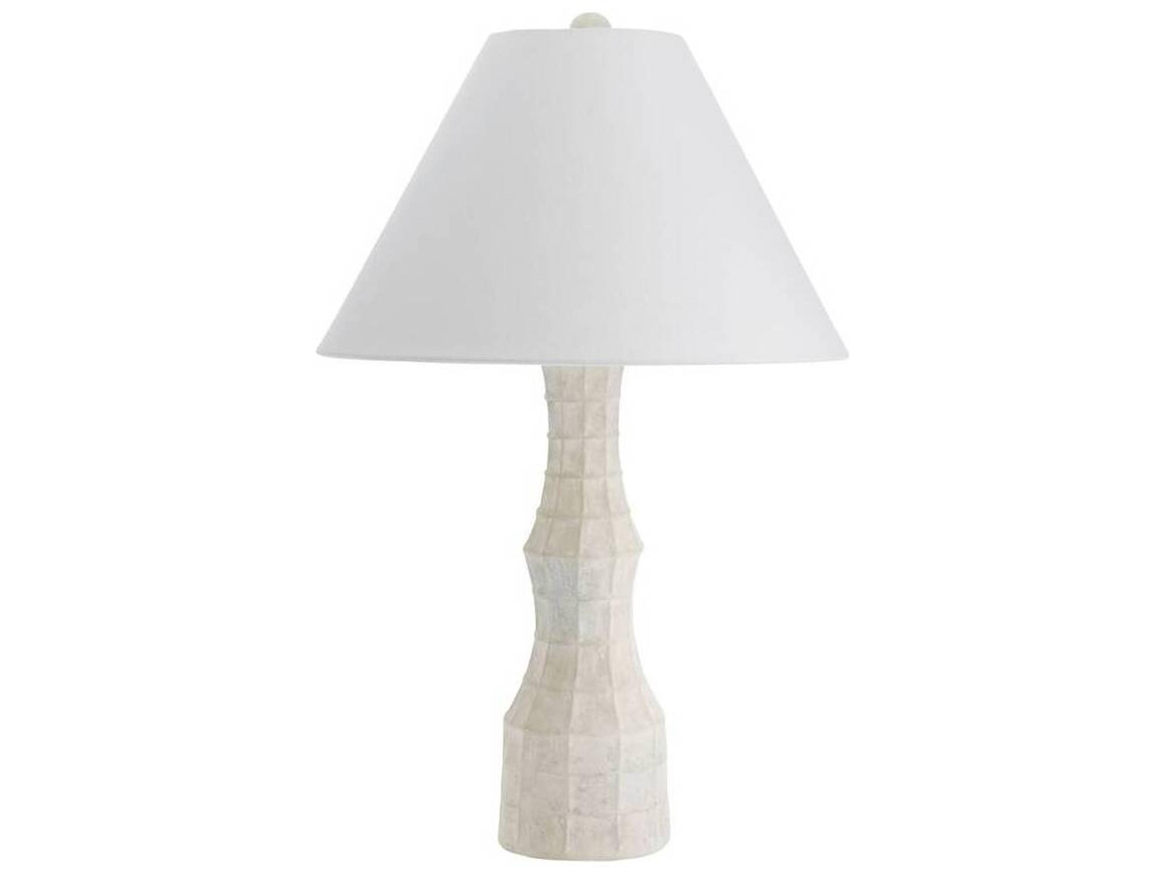 Francine Table Lamp Textured Terracotta Eggshell Glaze