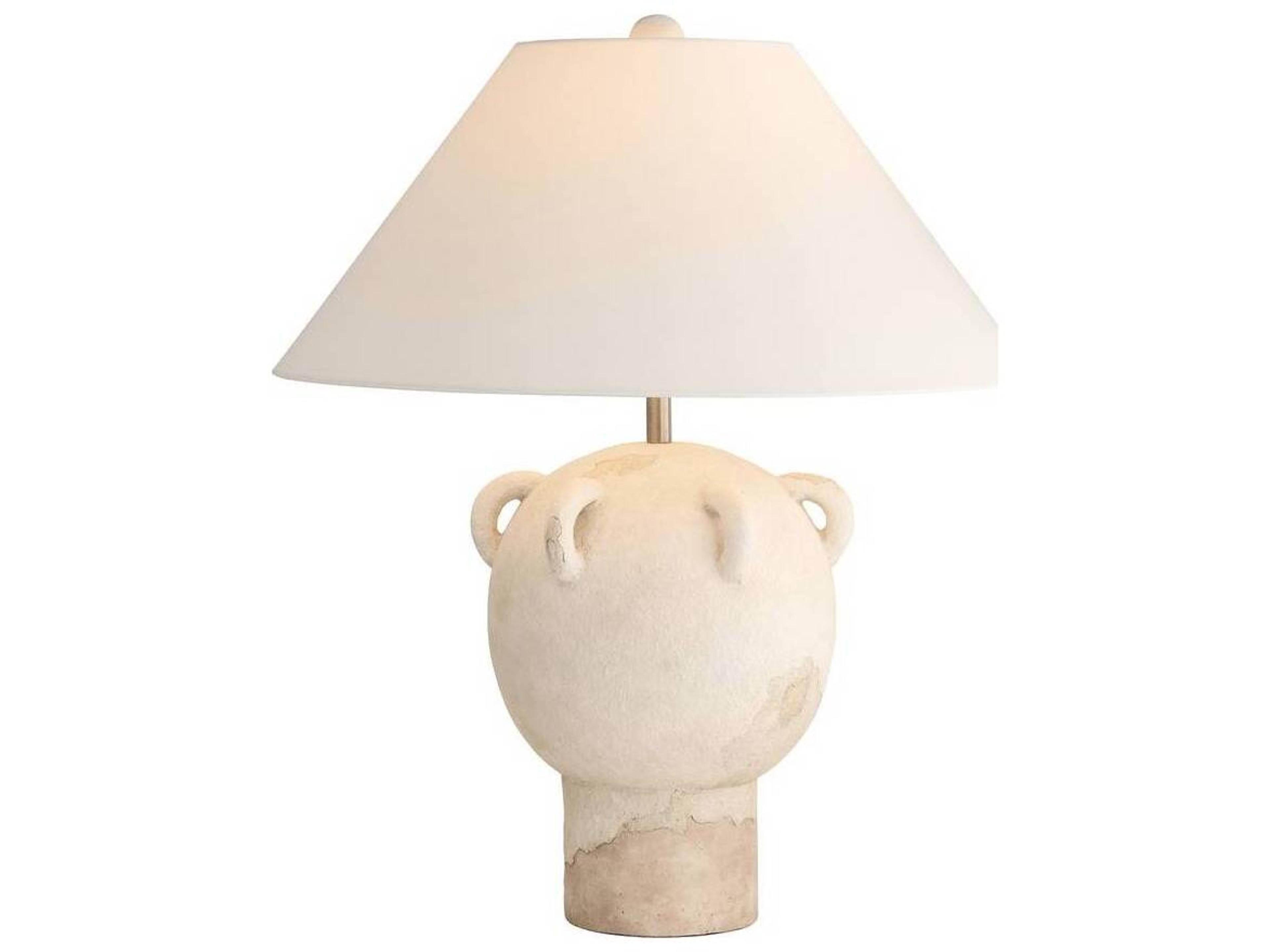 Tuscan Wash Terracotta Off White Buffet Lamp