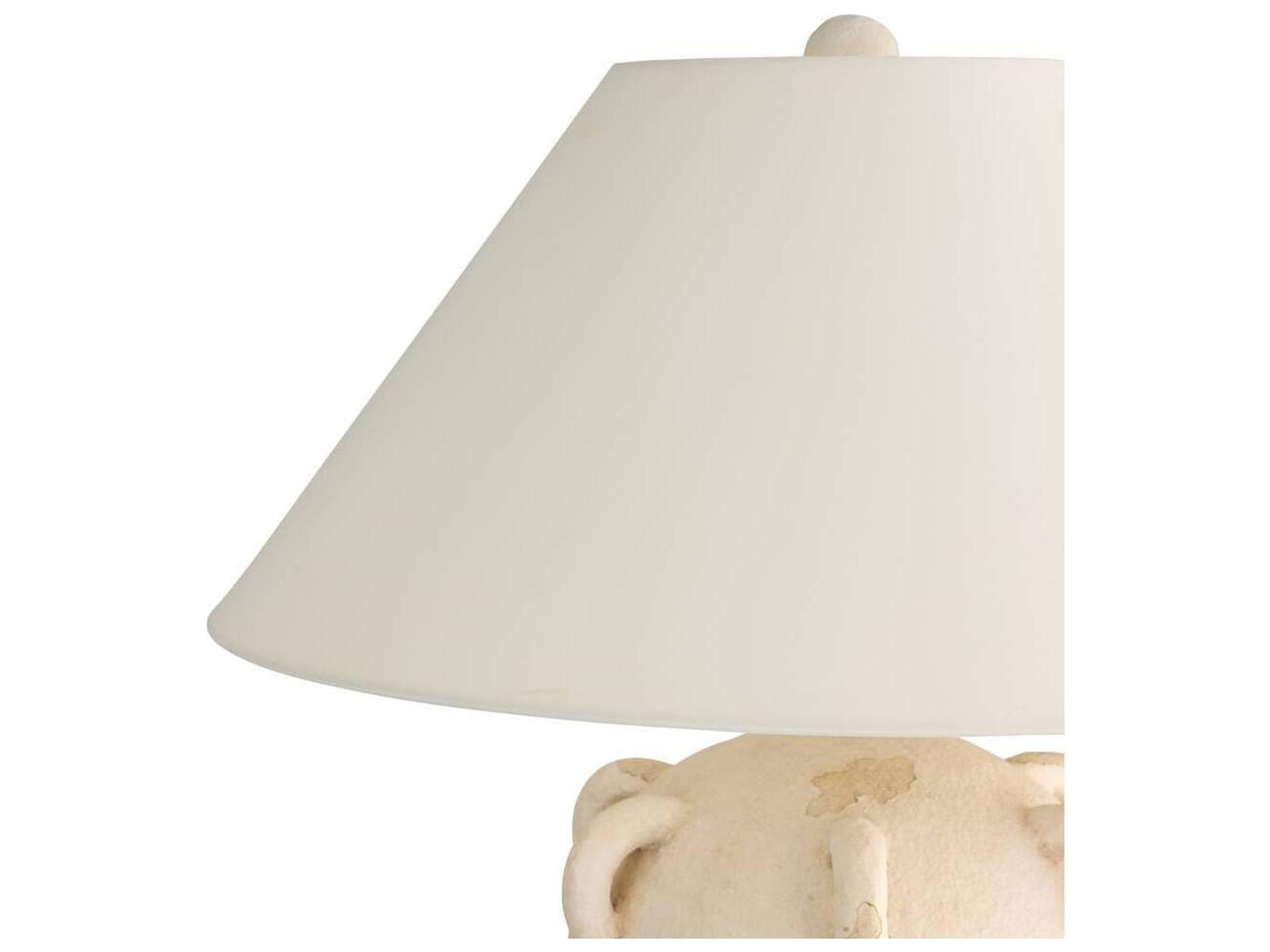 Arteriors Home Tuscan Wash Terracotta Off White Buffet Lamp