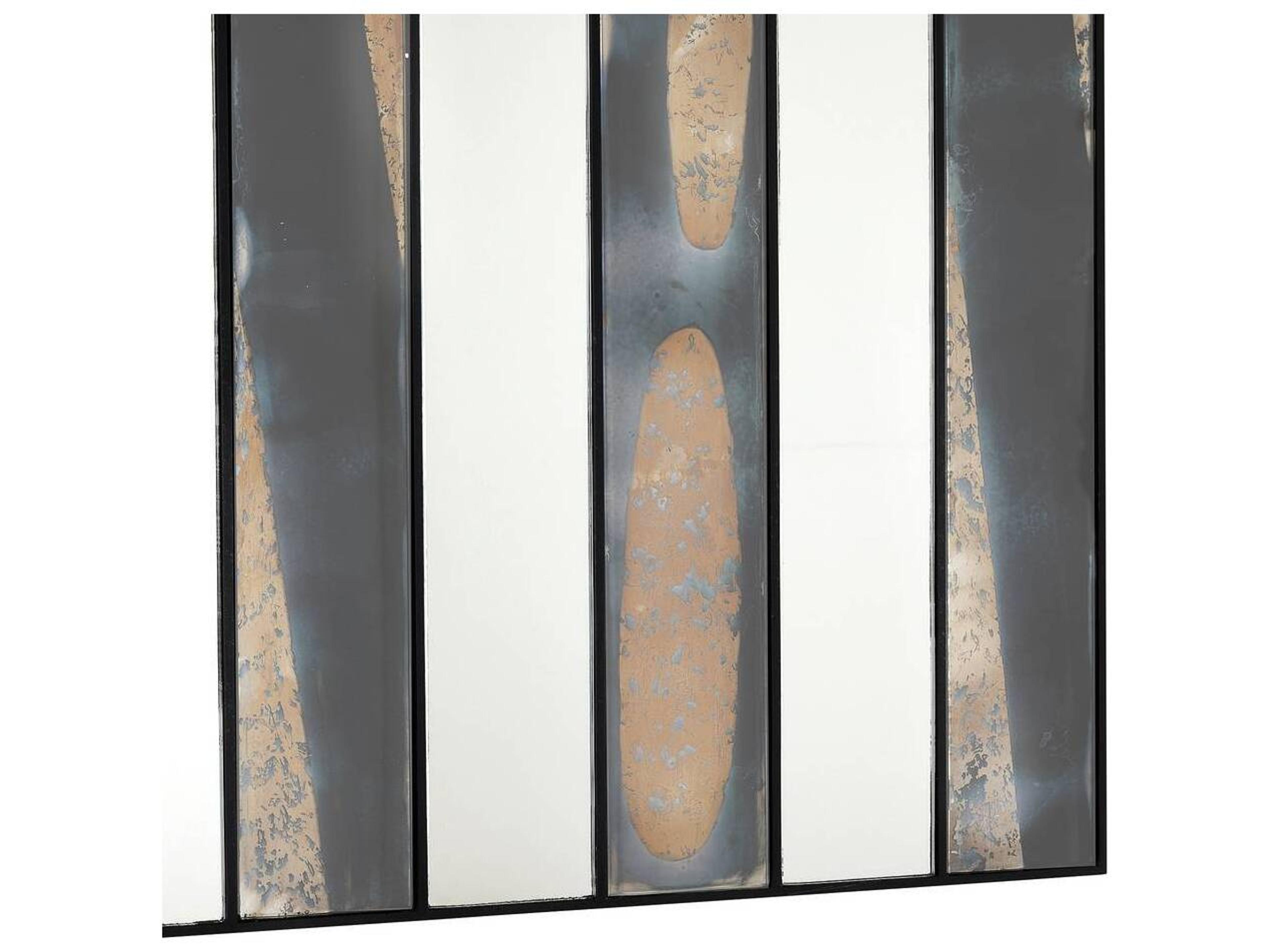 Arteriors Home Blackened Iron Dark Antique Wall Mirror