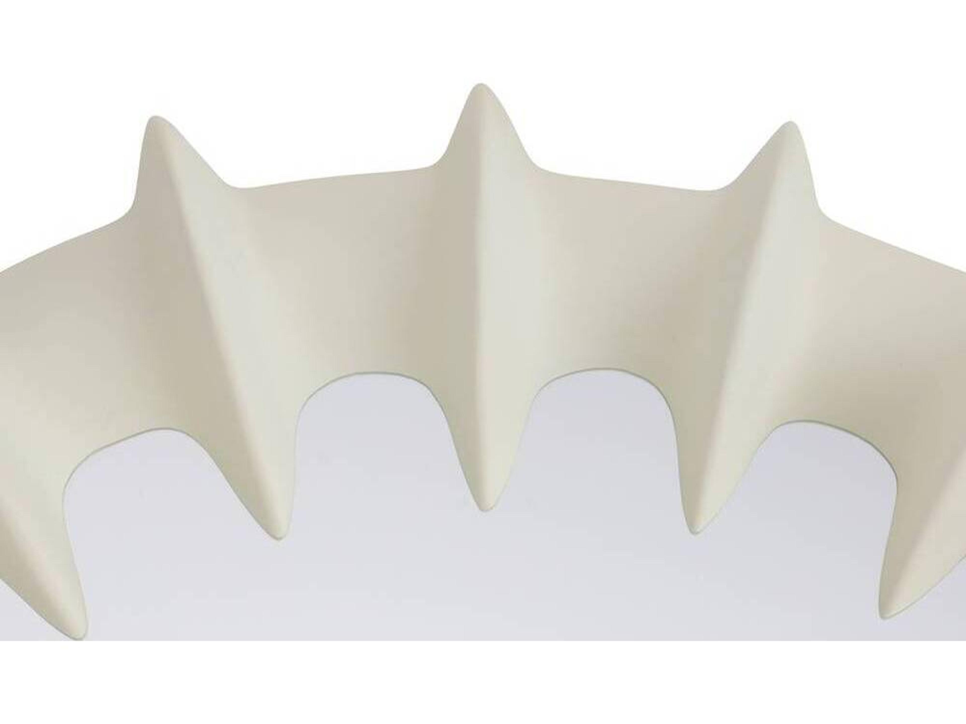 Arteriors Home Matte Ivory Plain Floor Mirror Oval