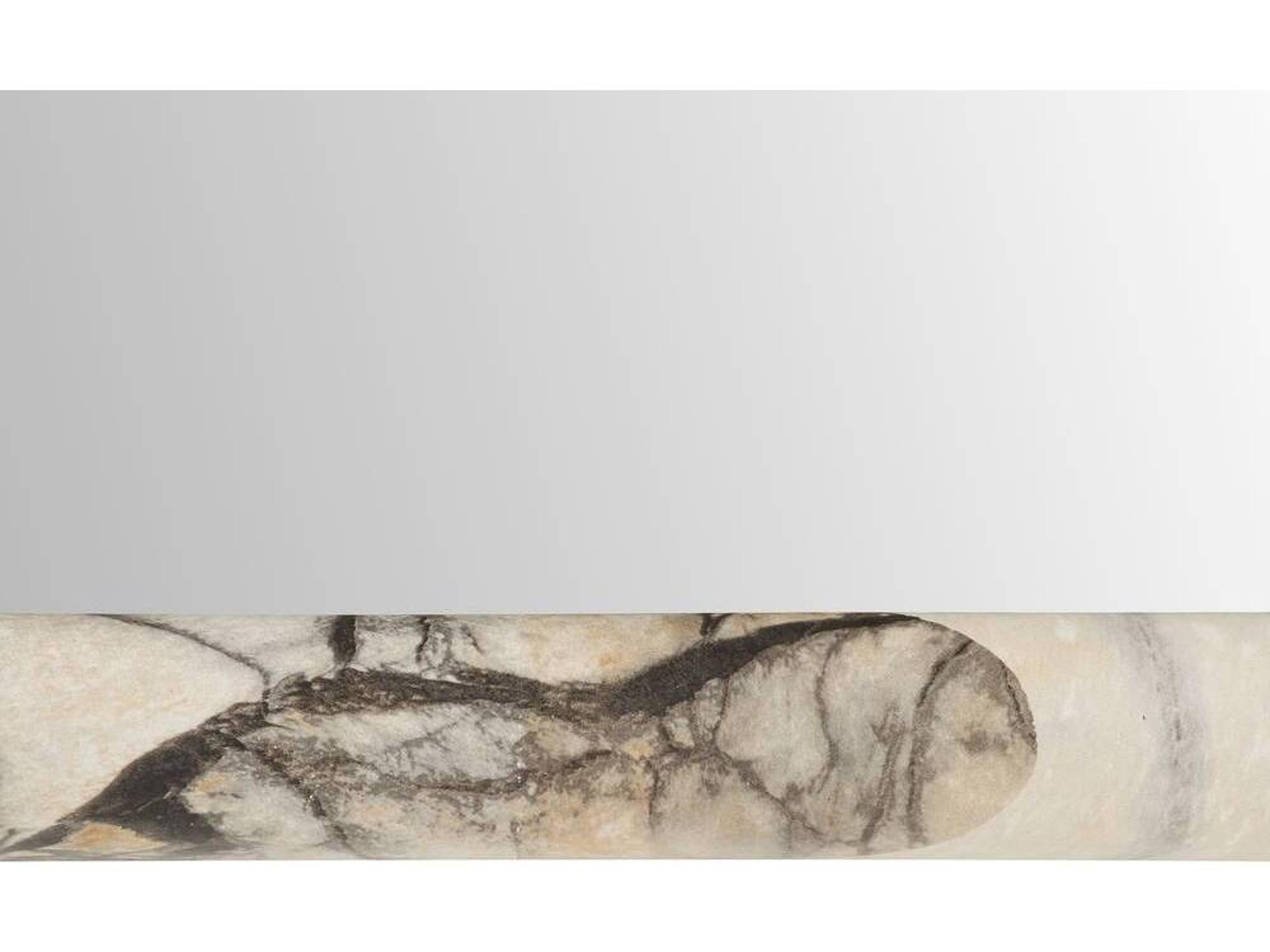 Arteriors Home Gray Flower Wall Mirror Rectangular