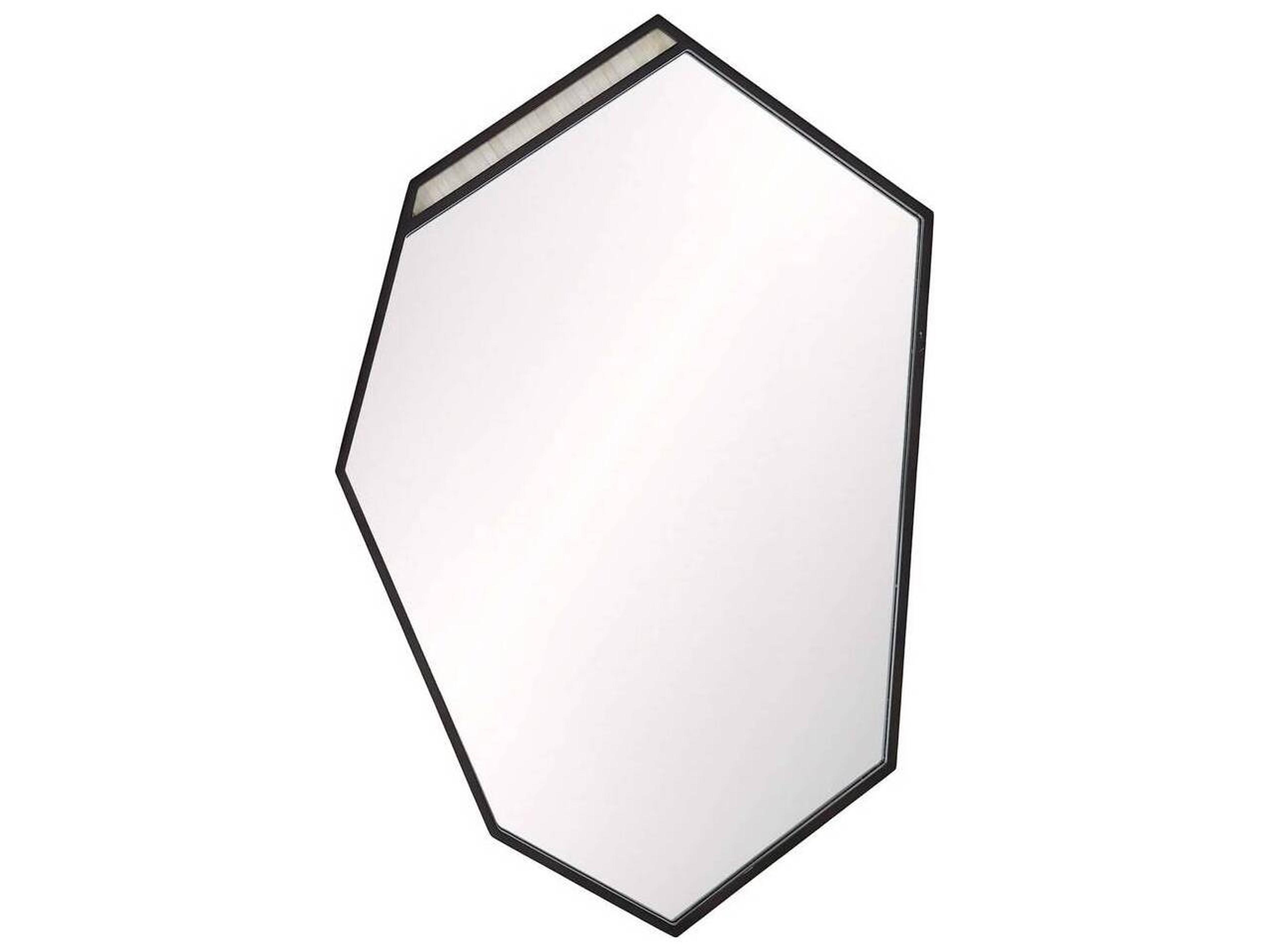 Talland Wall Mirror Bronze Iron Bone Inlay