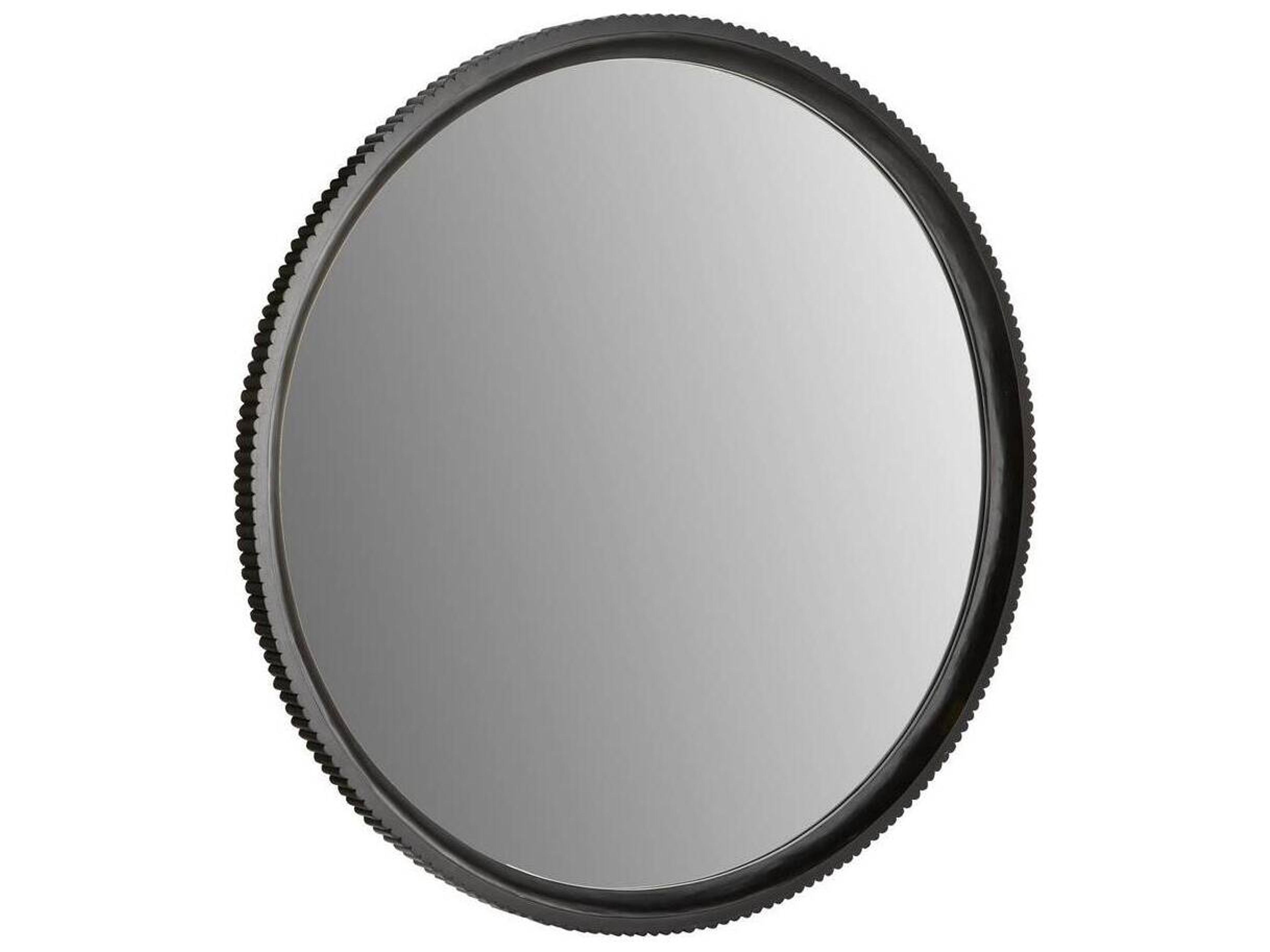 Arteriors Home Ebony Wall Mirror Round