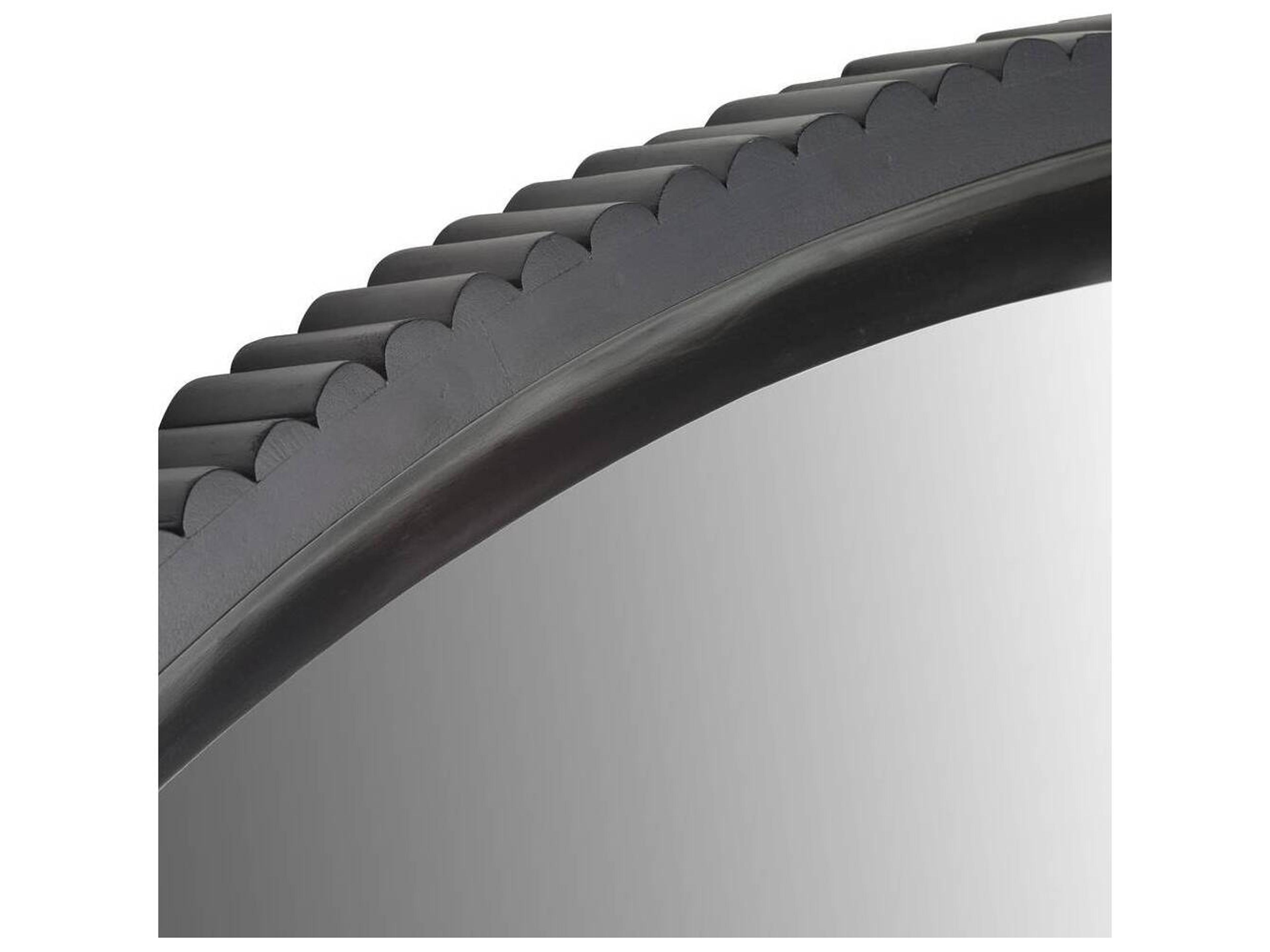 Arteriors Home Ebony Wall Mirror Round