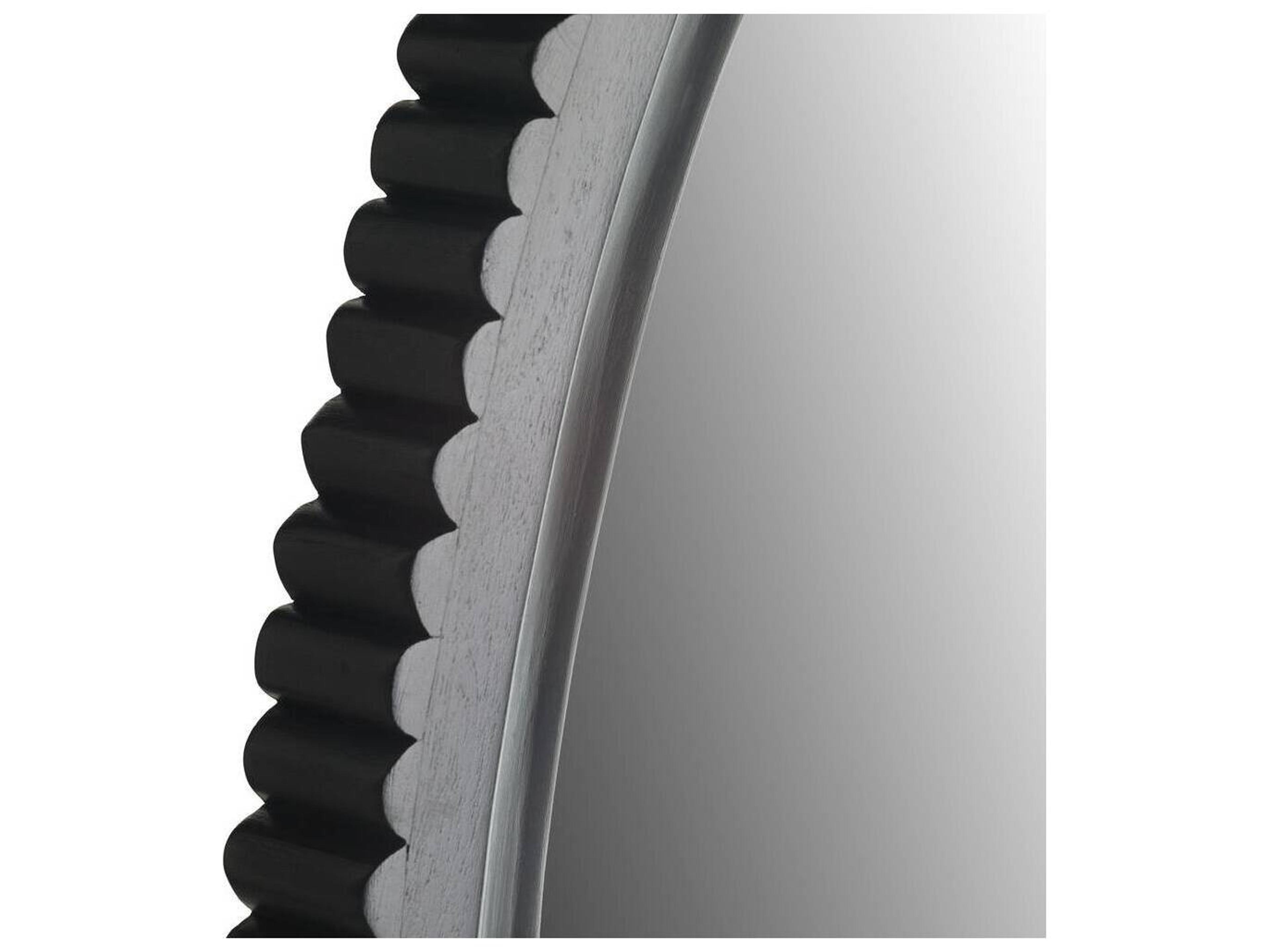 Arteriors Home Ebony Wall Mirror Round