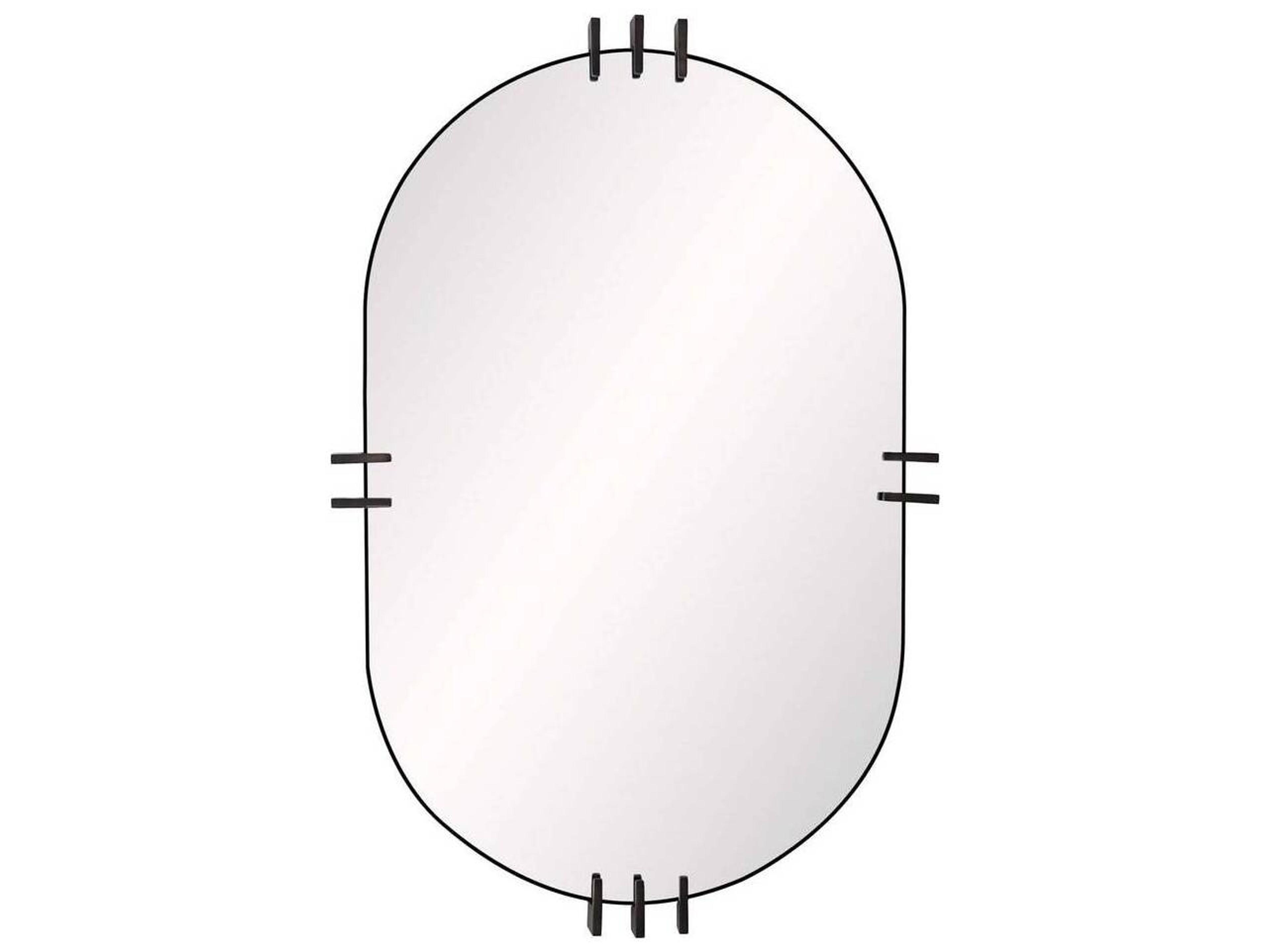Arteriors Home Bronze Plain Wall Mirror Oval